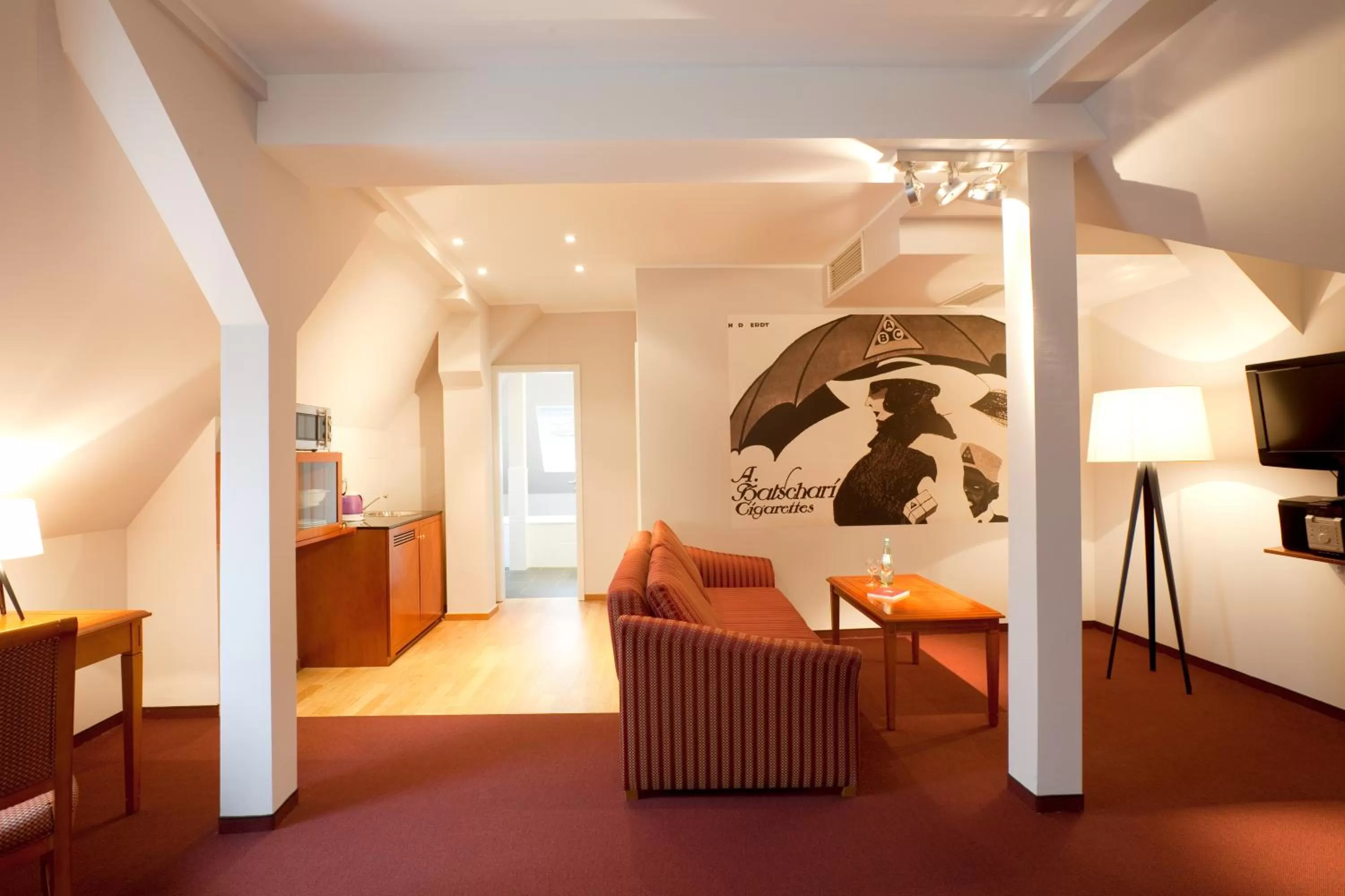 Living room in Batschari Palais Baden-Baden