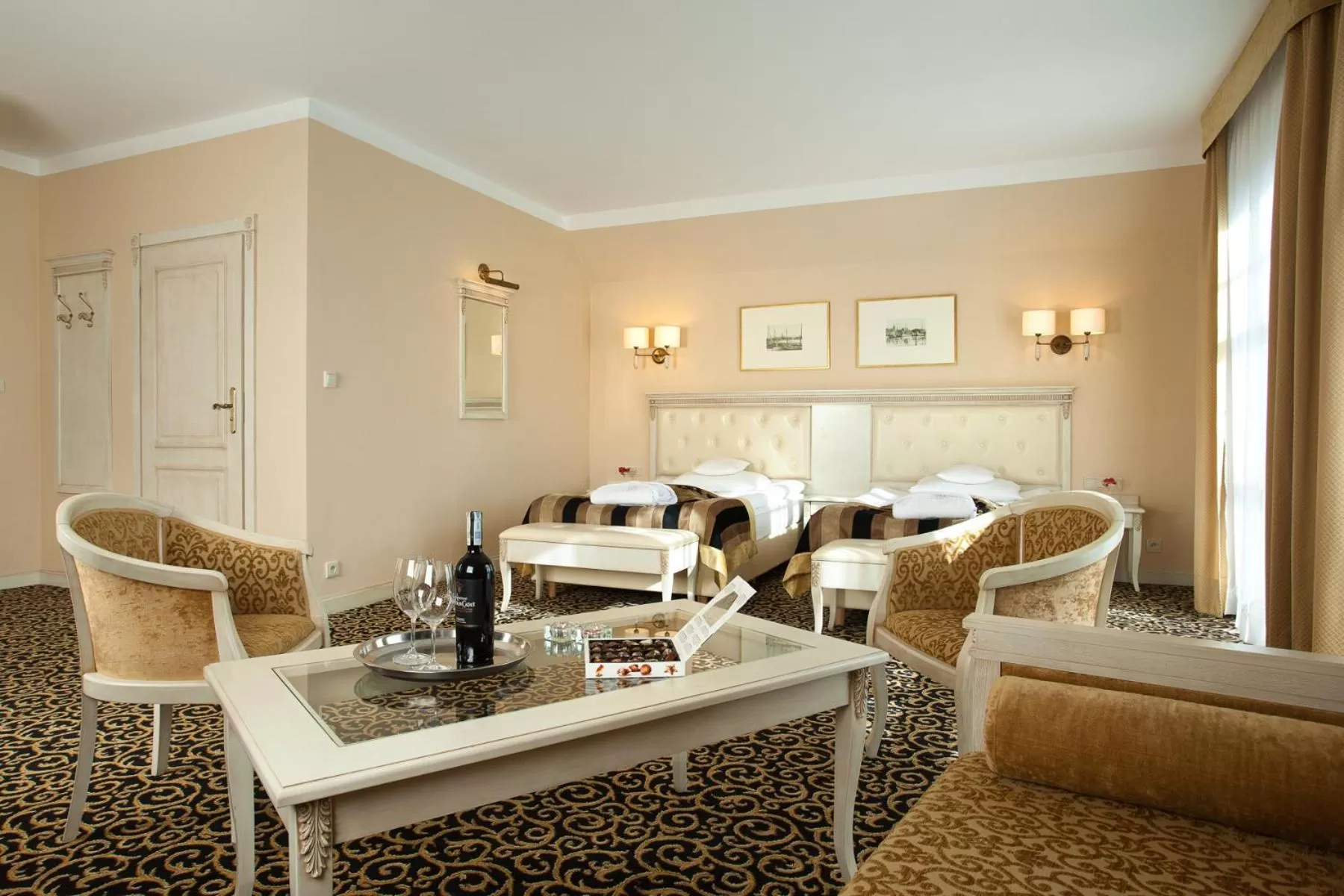Seating area in Hotel Royal Baltic 4* Luxury Boutique