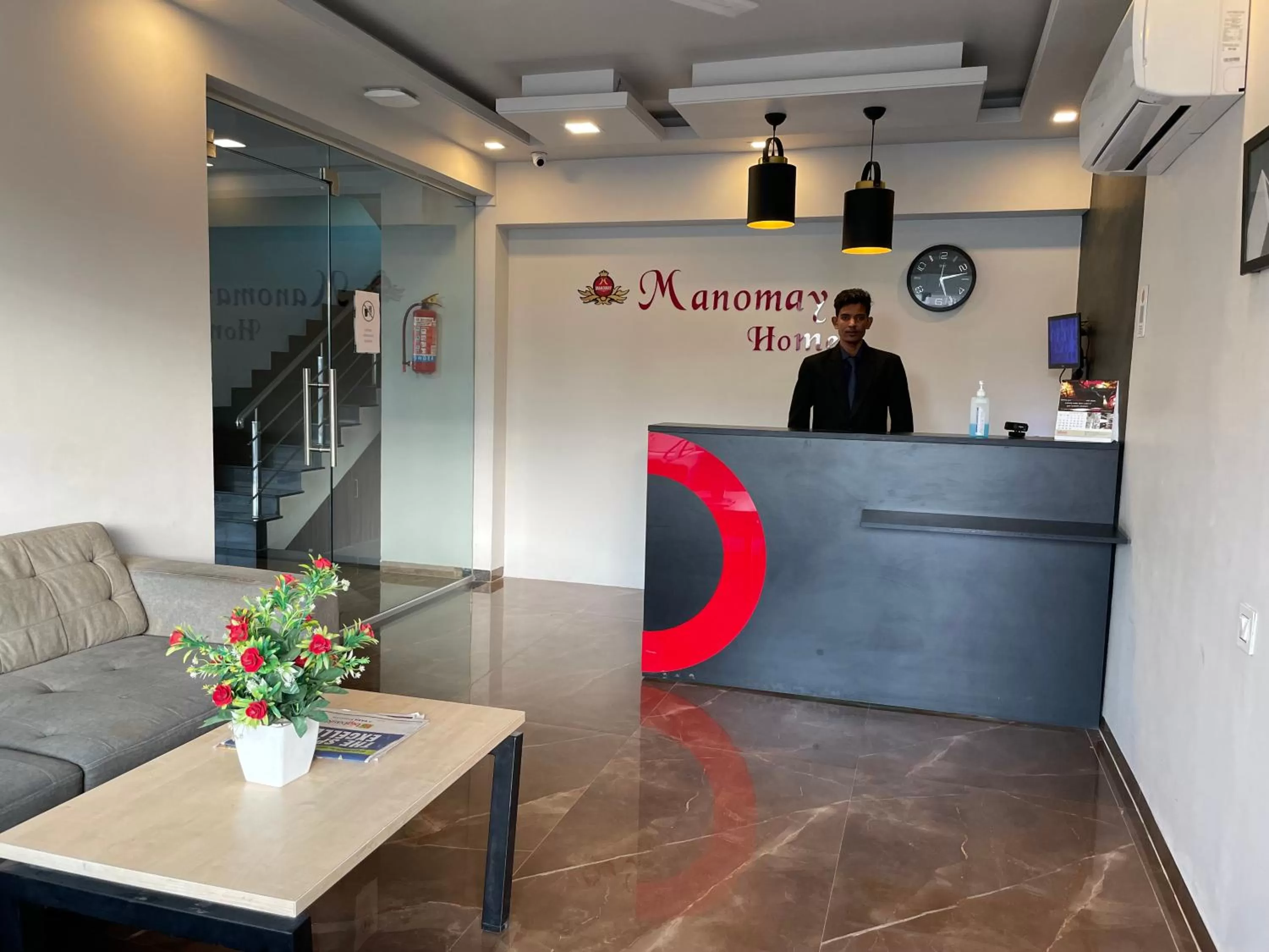 Lobby or reception, Lobby/Reception in Manomay Homes