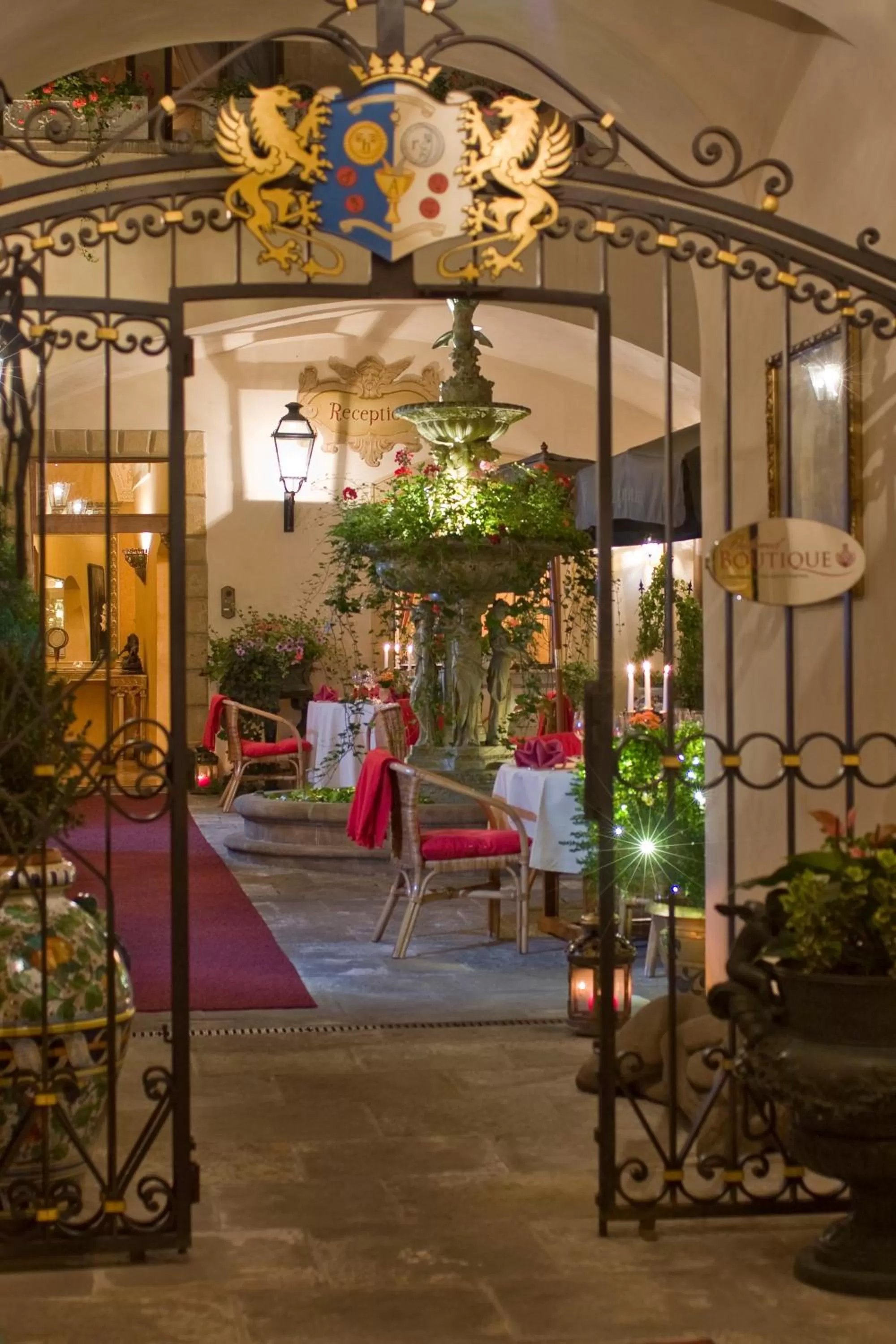 Patio in Alchymist Grand Hotel and Spa