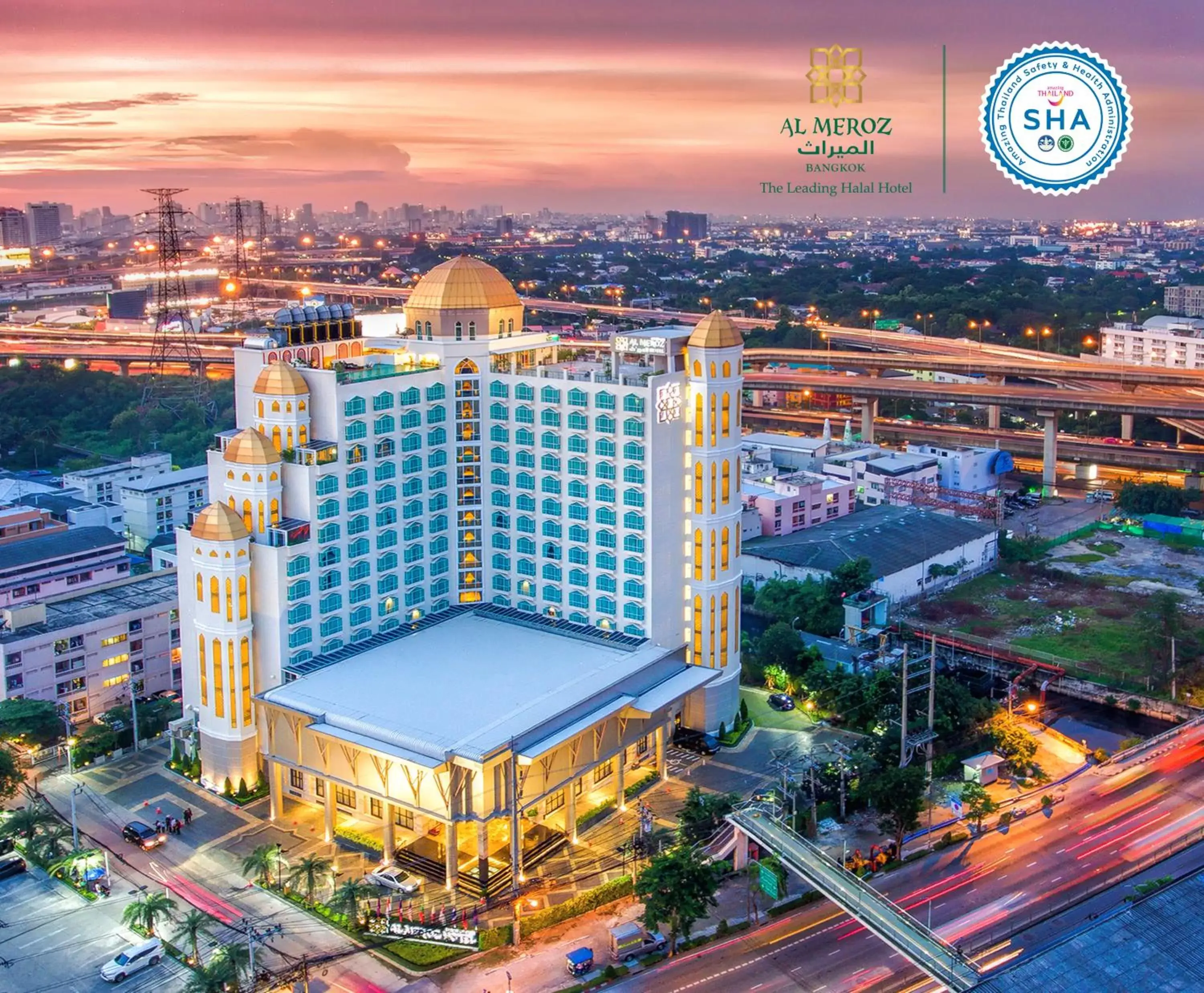 Nearby landmark, Bird's-eye View in Al Meroz Hotel Bangkok - The Leading Halal Hotel