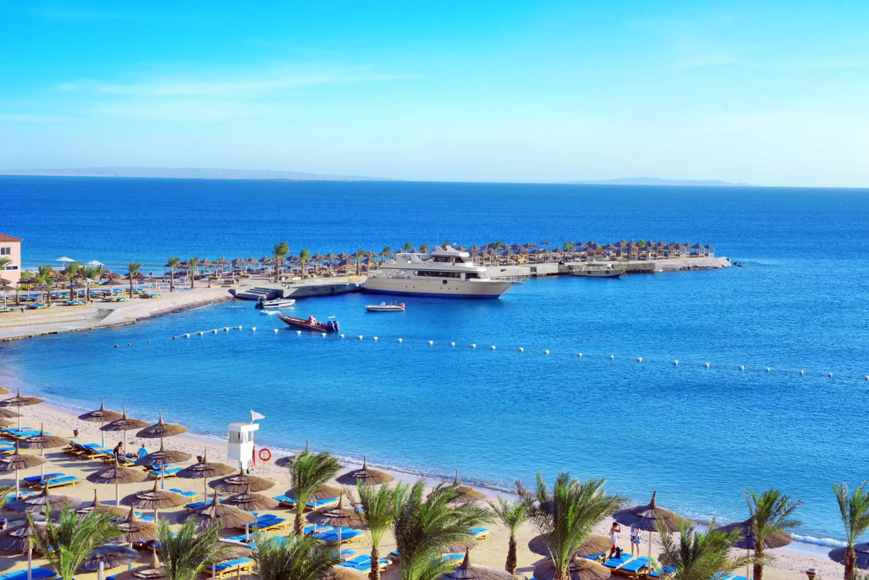 Day in Beach Albatros Resort - Hurghada