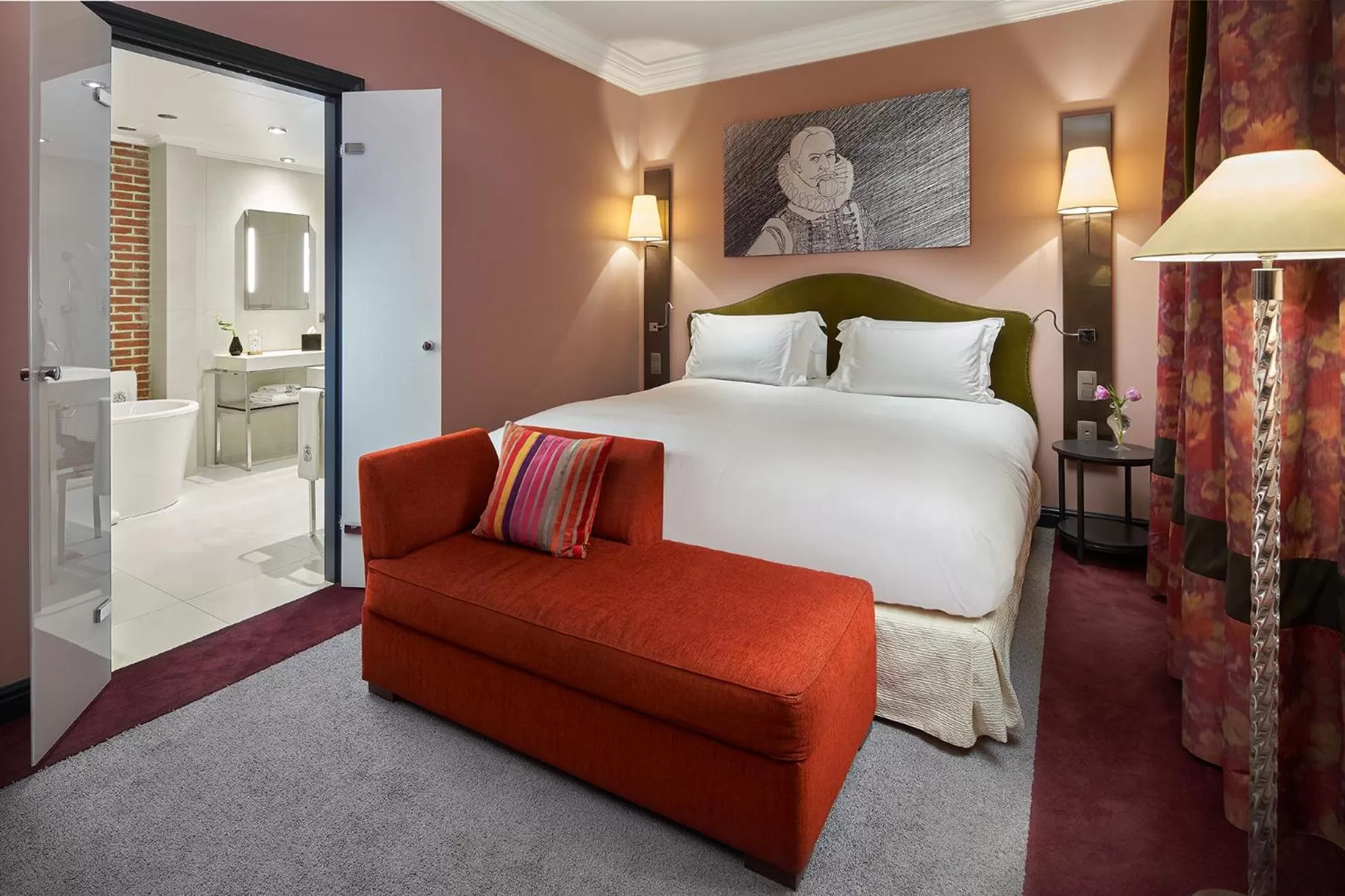 Bed in Sofitel Legend The Grand Amsterdam