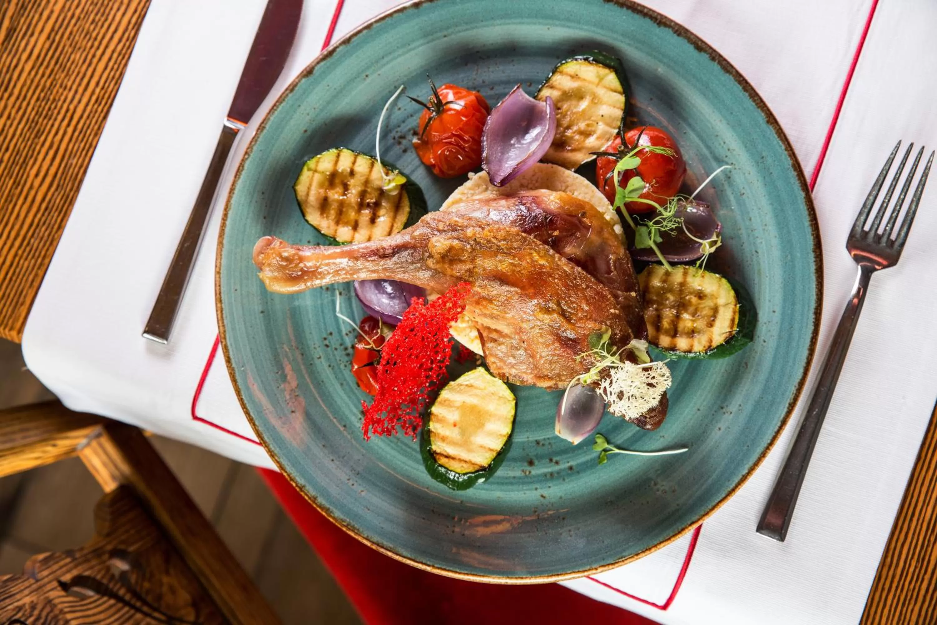 Food close-up in Gold Hotel