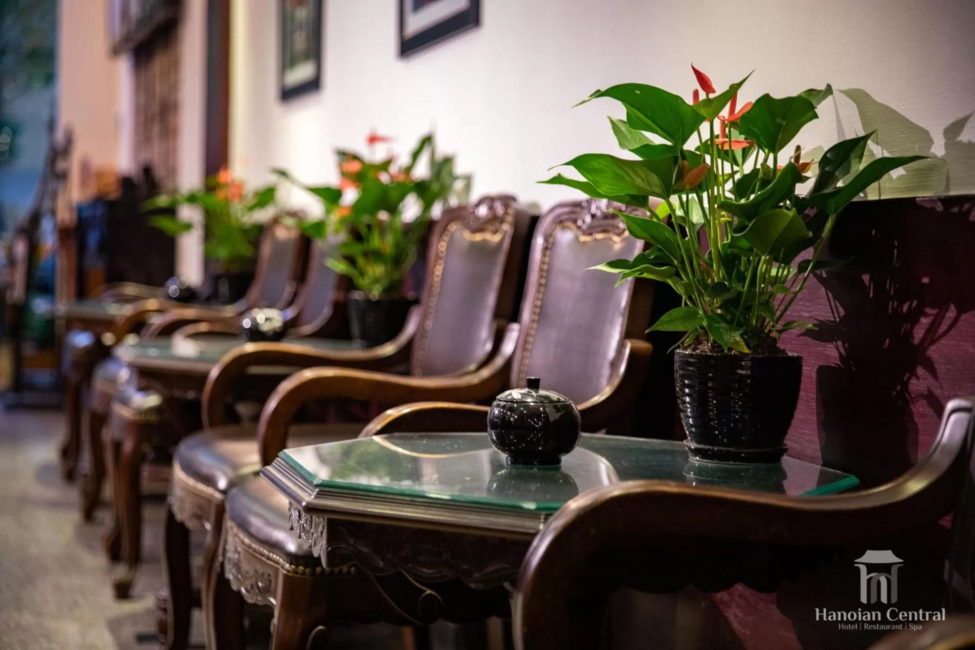 Seating area in Hanoian Central Hotel & Spa