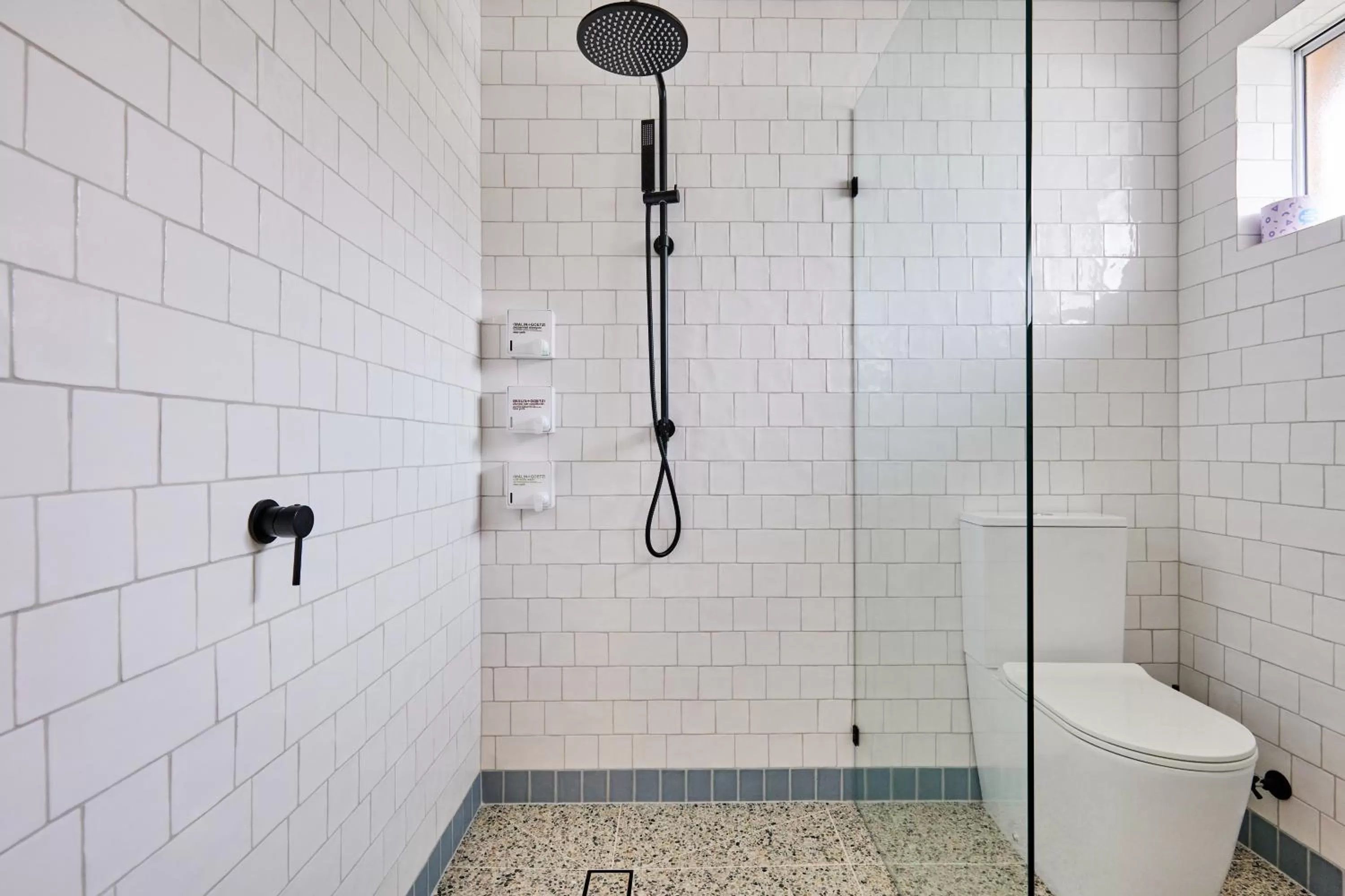 Bathroom in The Blue Water Motel