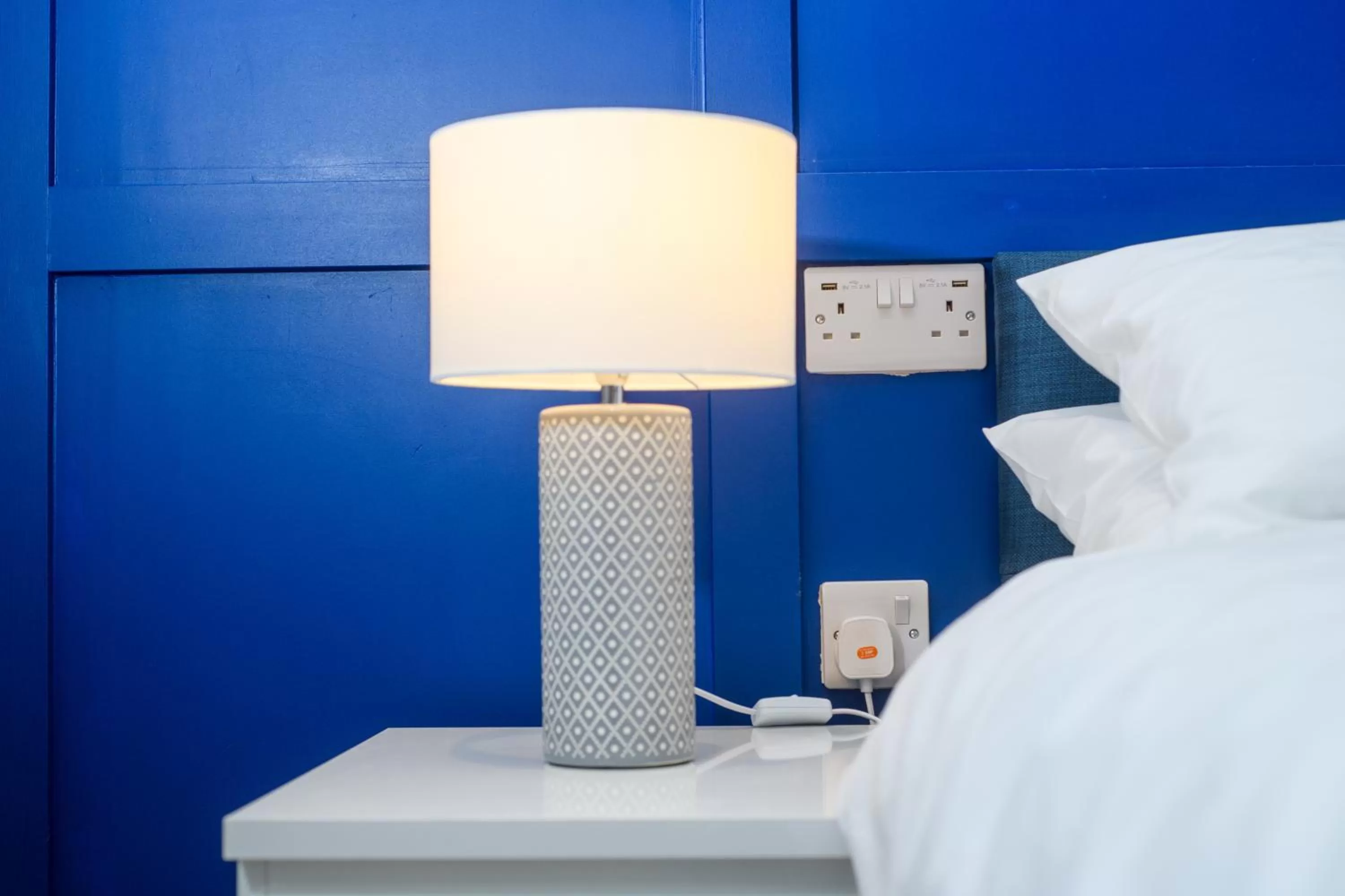 Decorative detail, Bed in Tavmar Accommodation