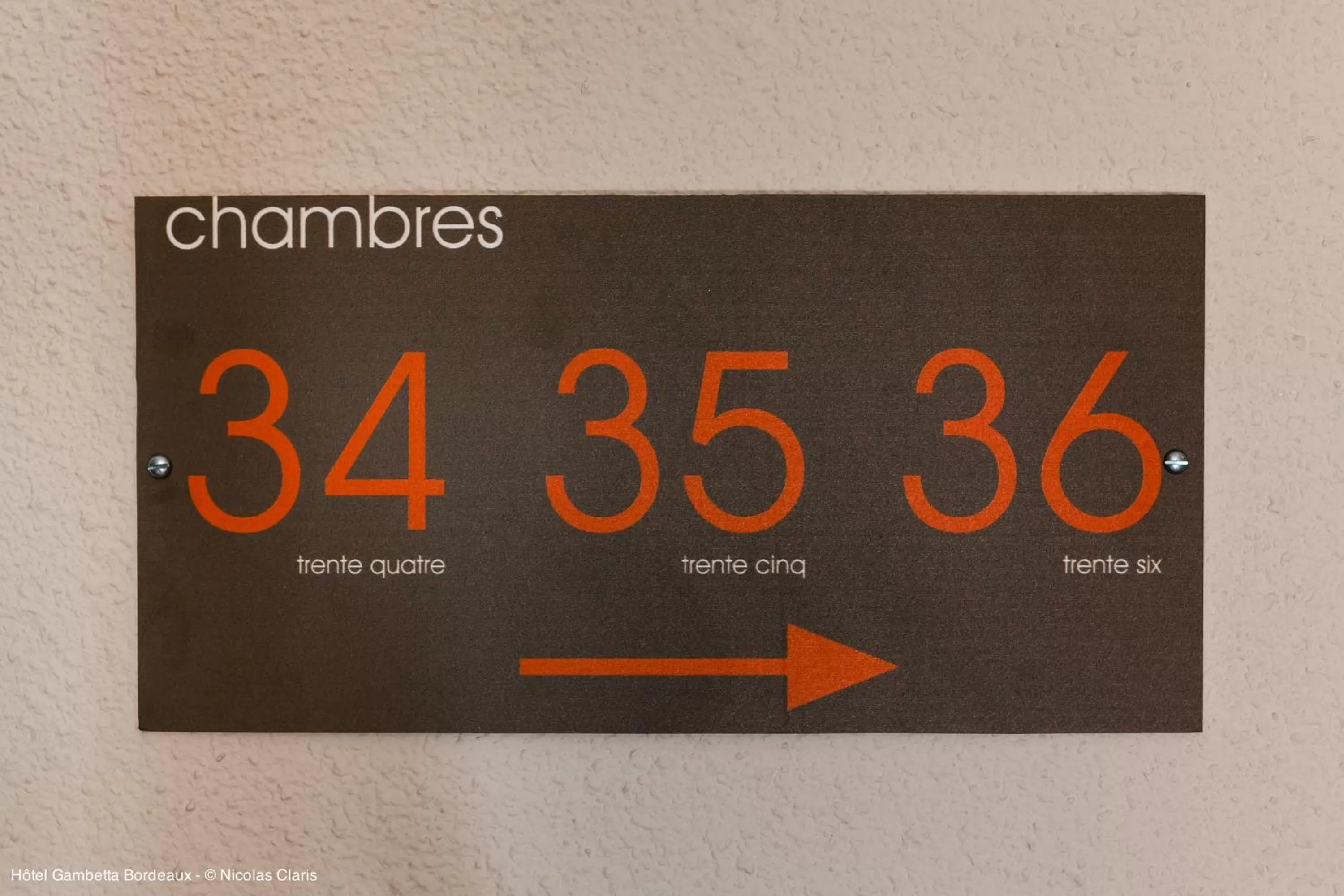 Bedroom in Hotel Gambetta