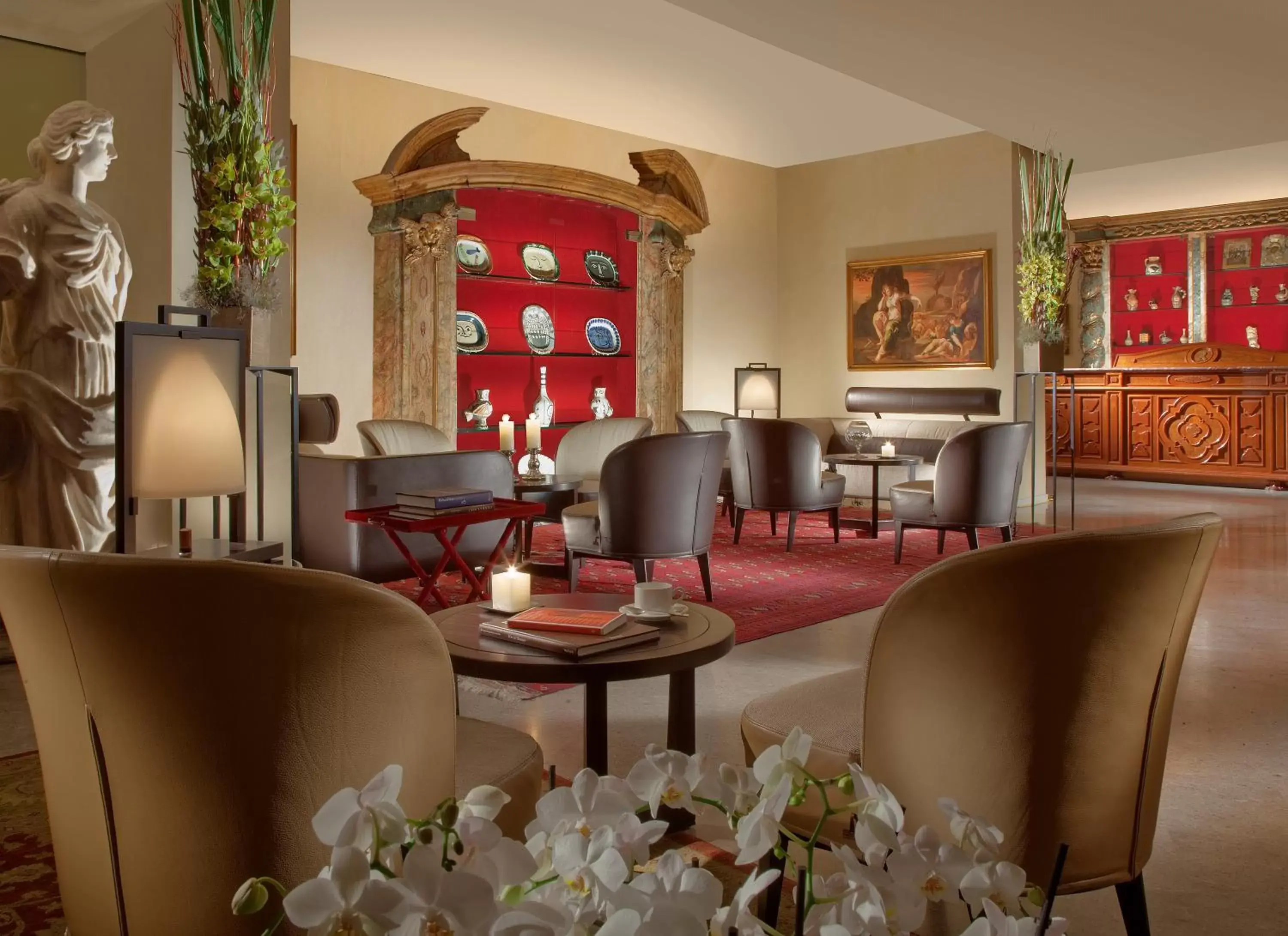 Lobby or reception in Bio Hotel Raphael - Relais & Châteaux