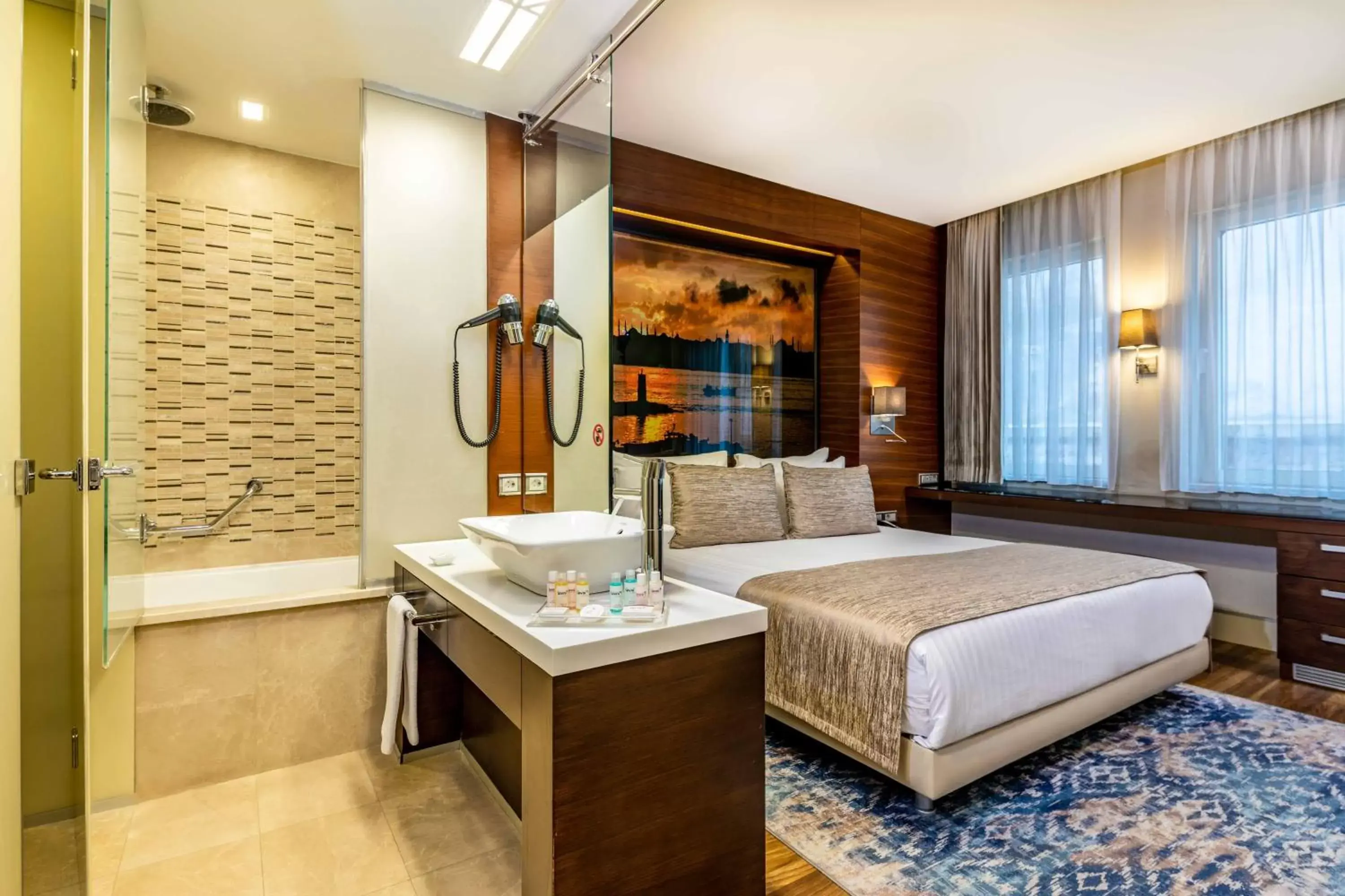 Bed, Bathroom in Levni Hotel & SPA - Special Category