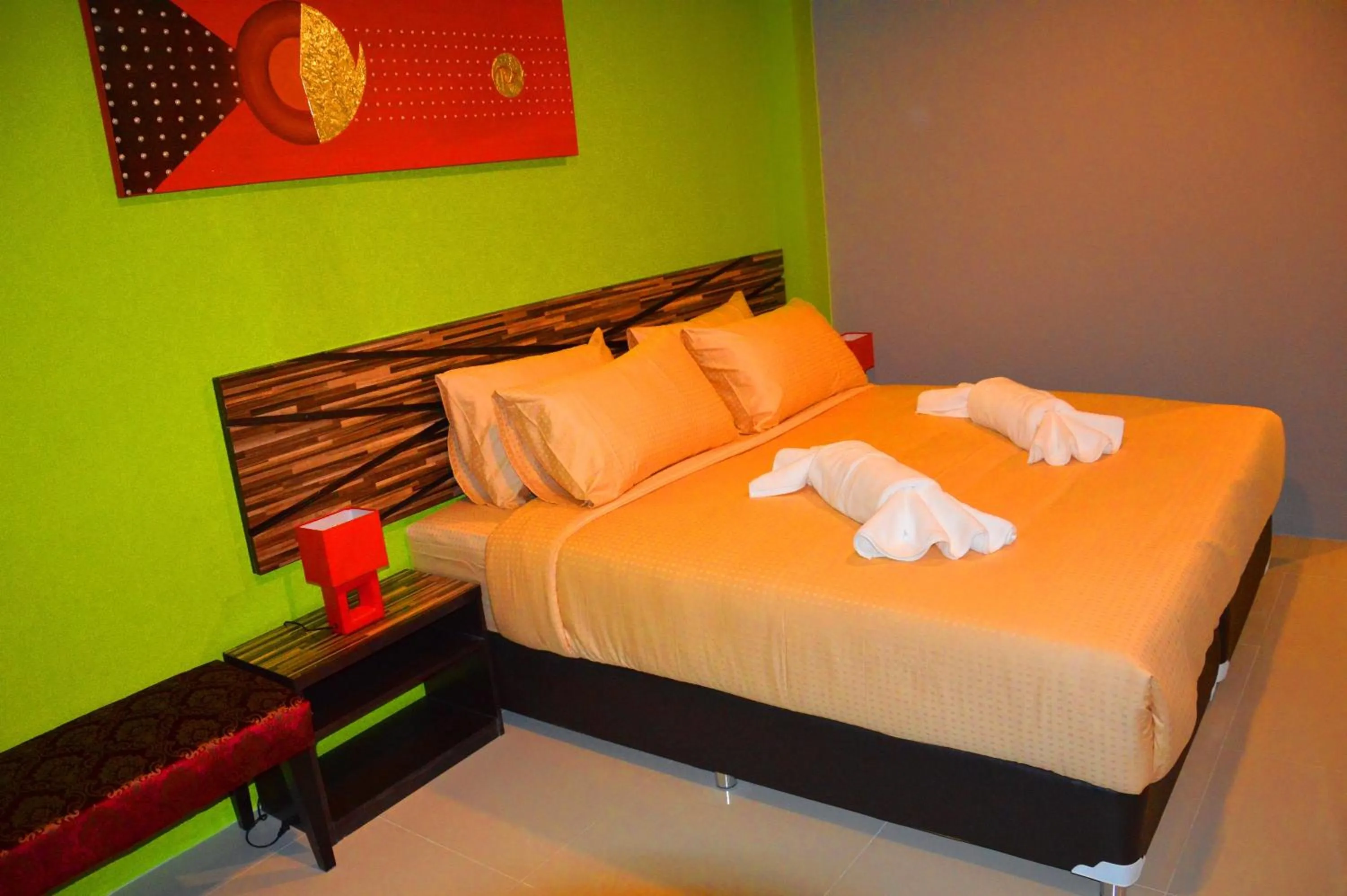 Bed in Dwella Suvarnabhumi