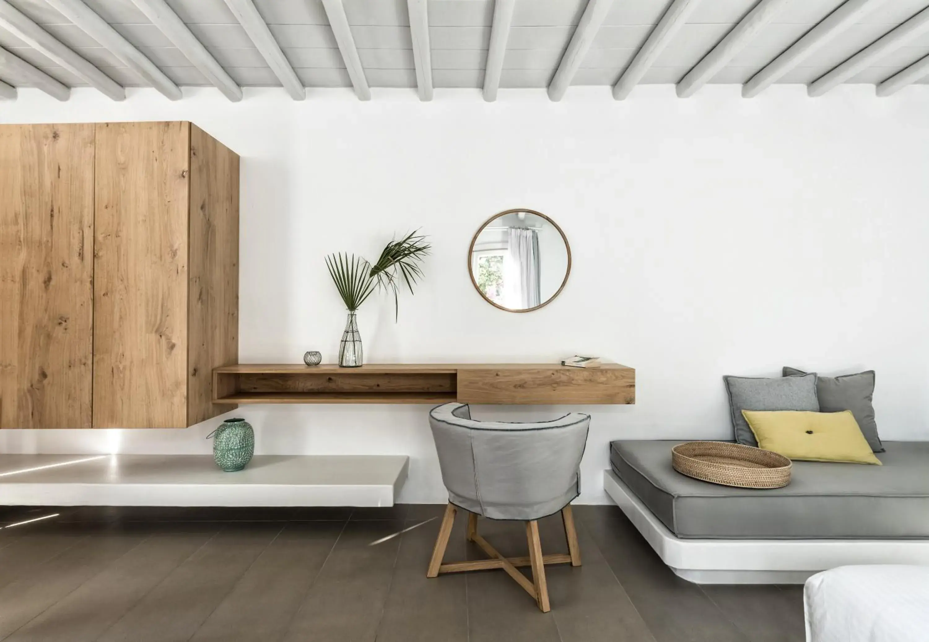 Seating area, Bathroom in A Hotel Mykonos