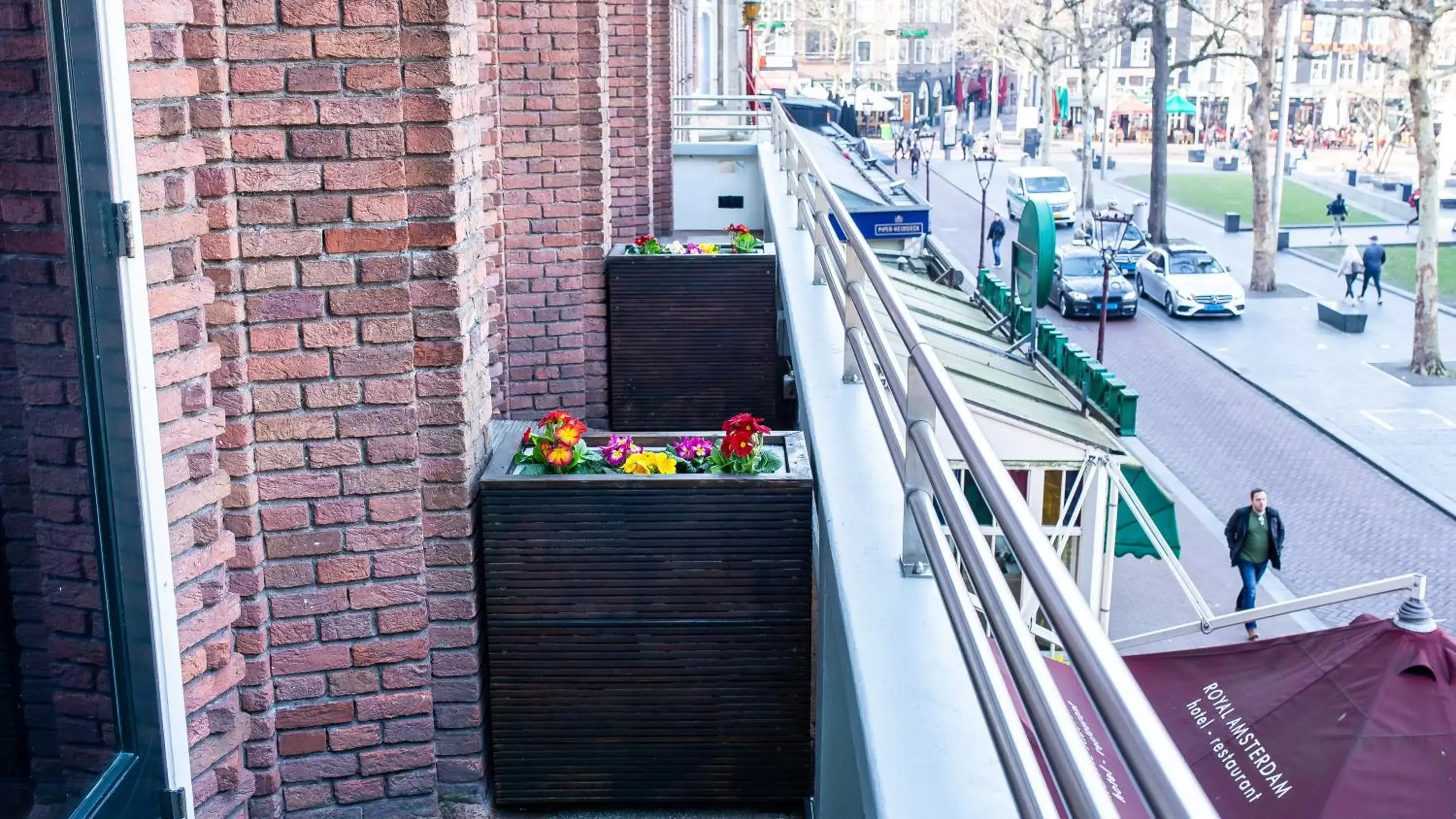 Balcony/Terrace in Royal Amsterdam Hotel