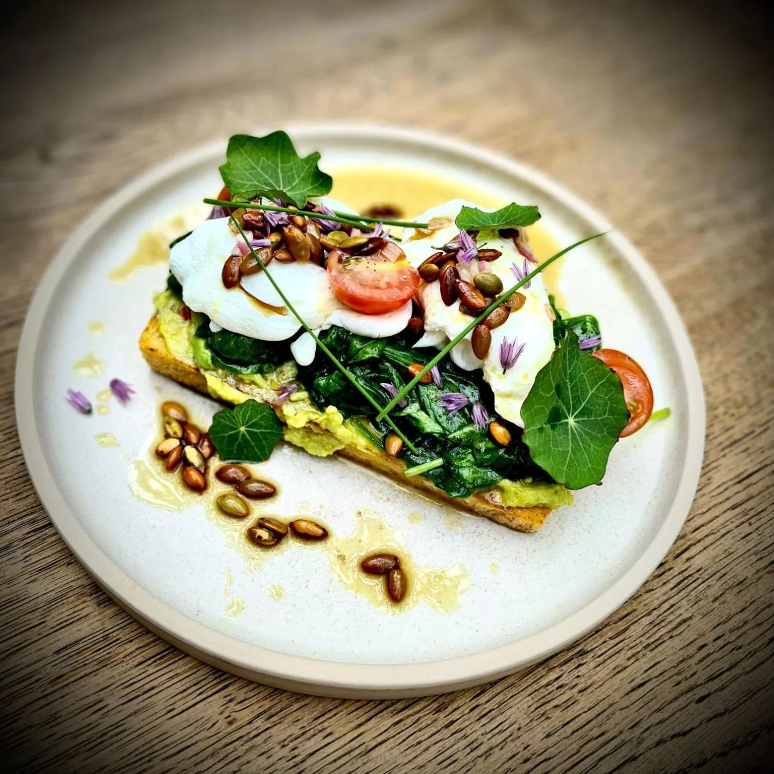 Food close-up, Food in The General Tarleton