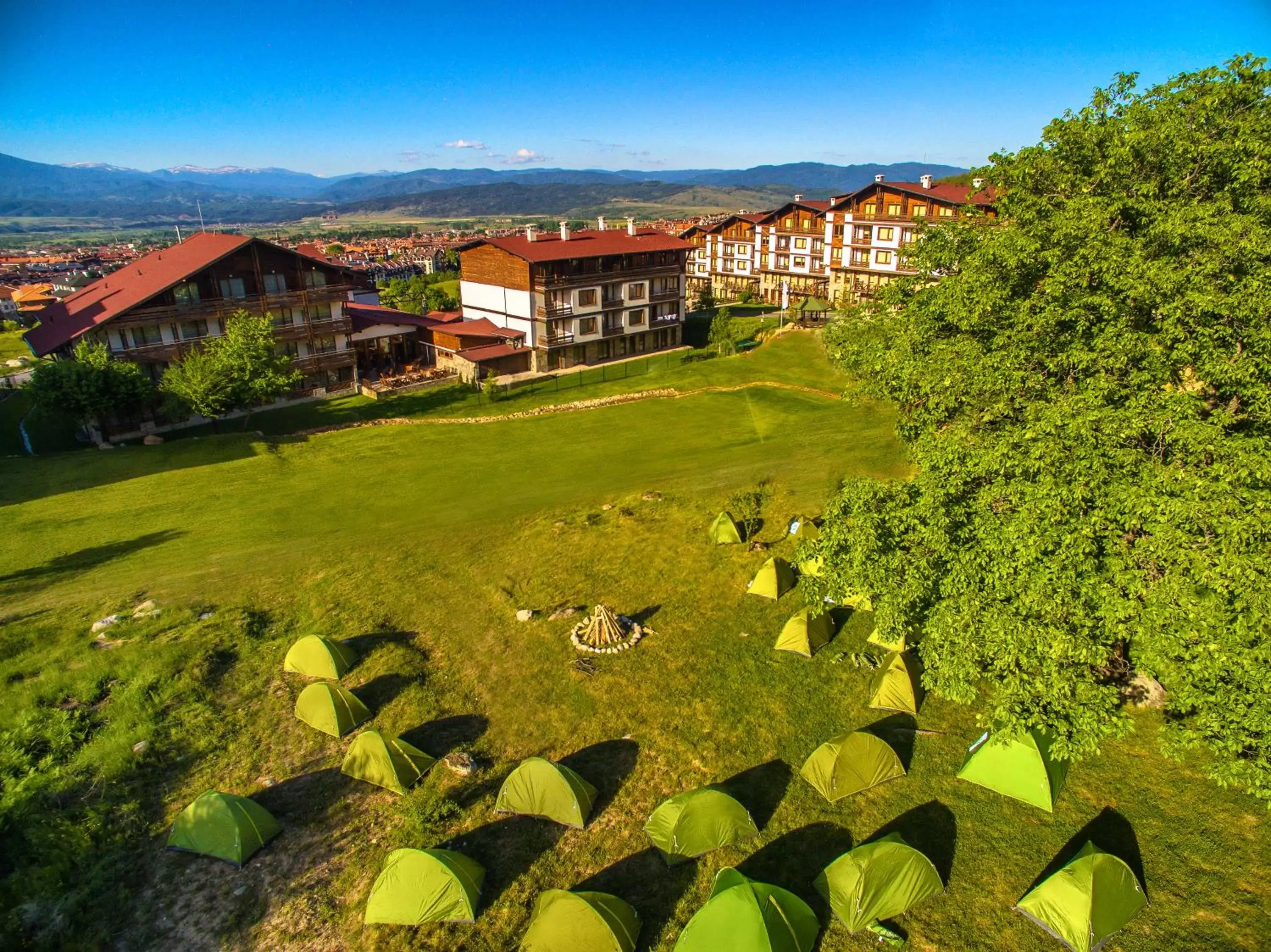 Bird's eye view in Green Life Resort Bansko