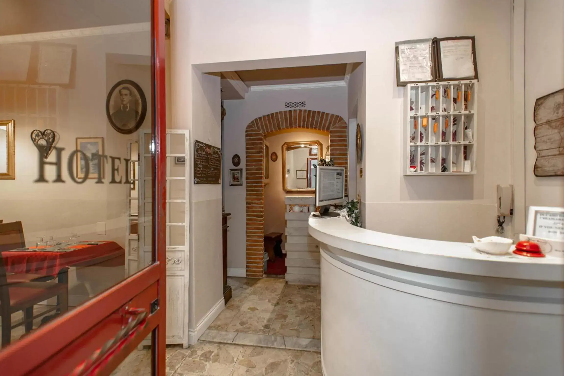 Lobby or reception in Hotel Masaccio Lobby or reception in Hotel Masaccio