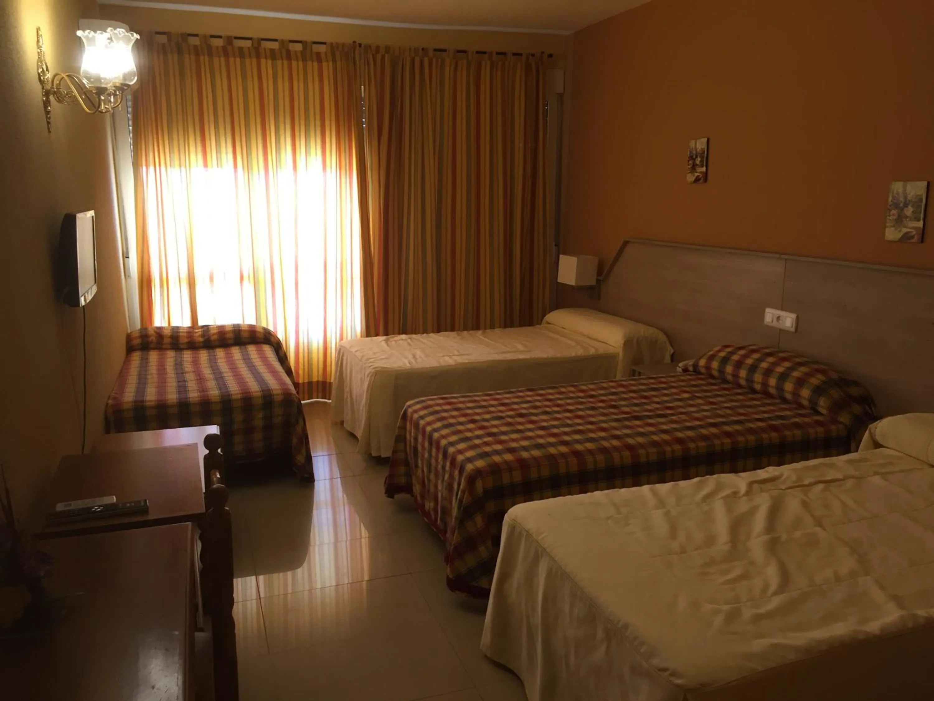 Bed in Hotel Manzanares