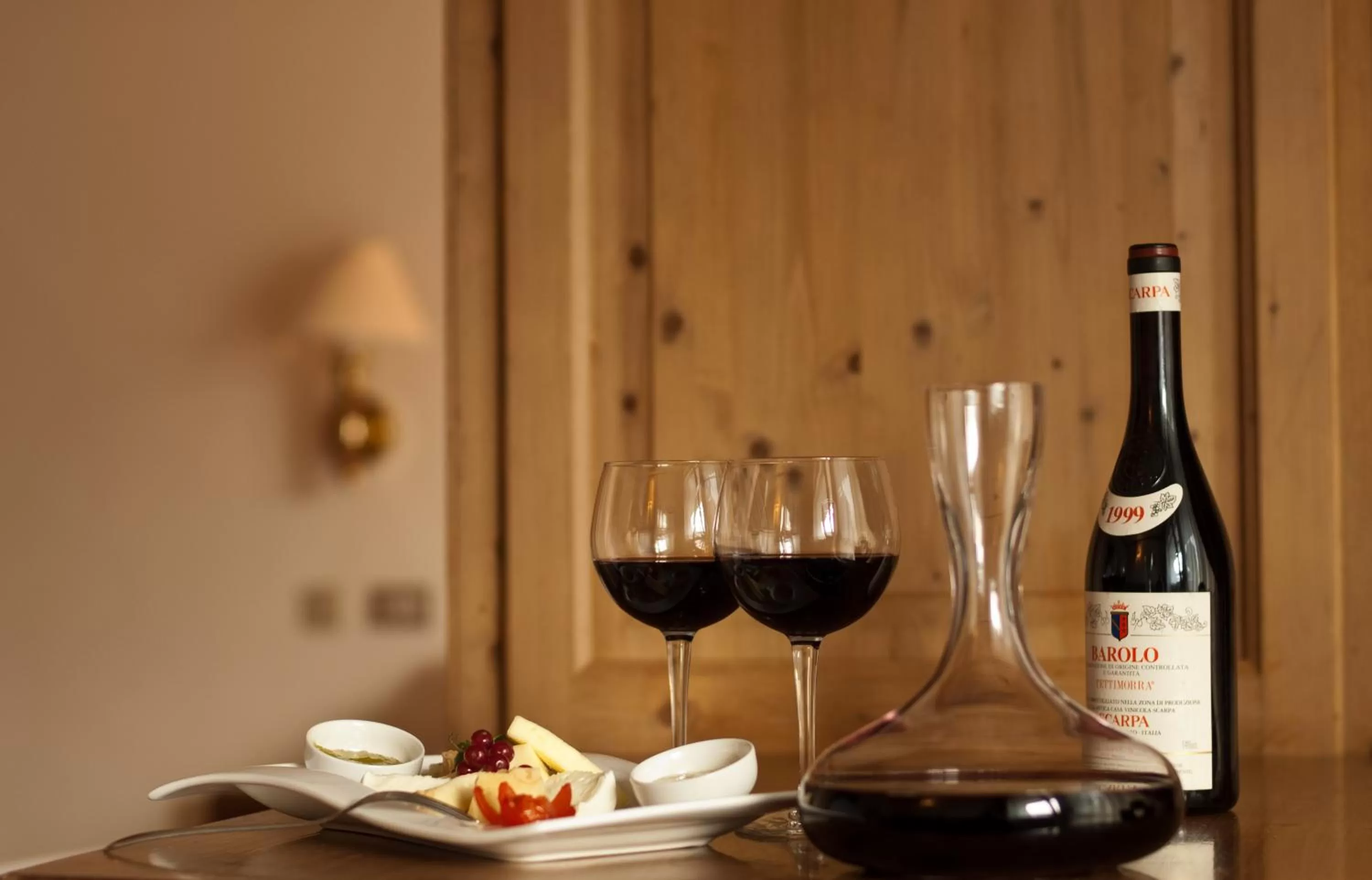 Food and drinks in Hotel Alaska Cortina