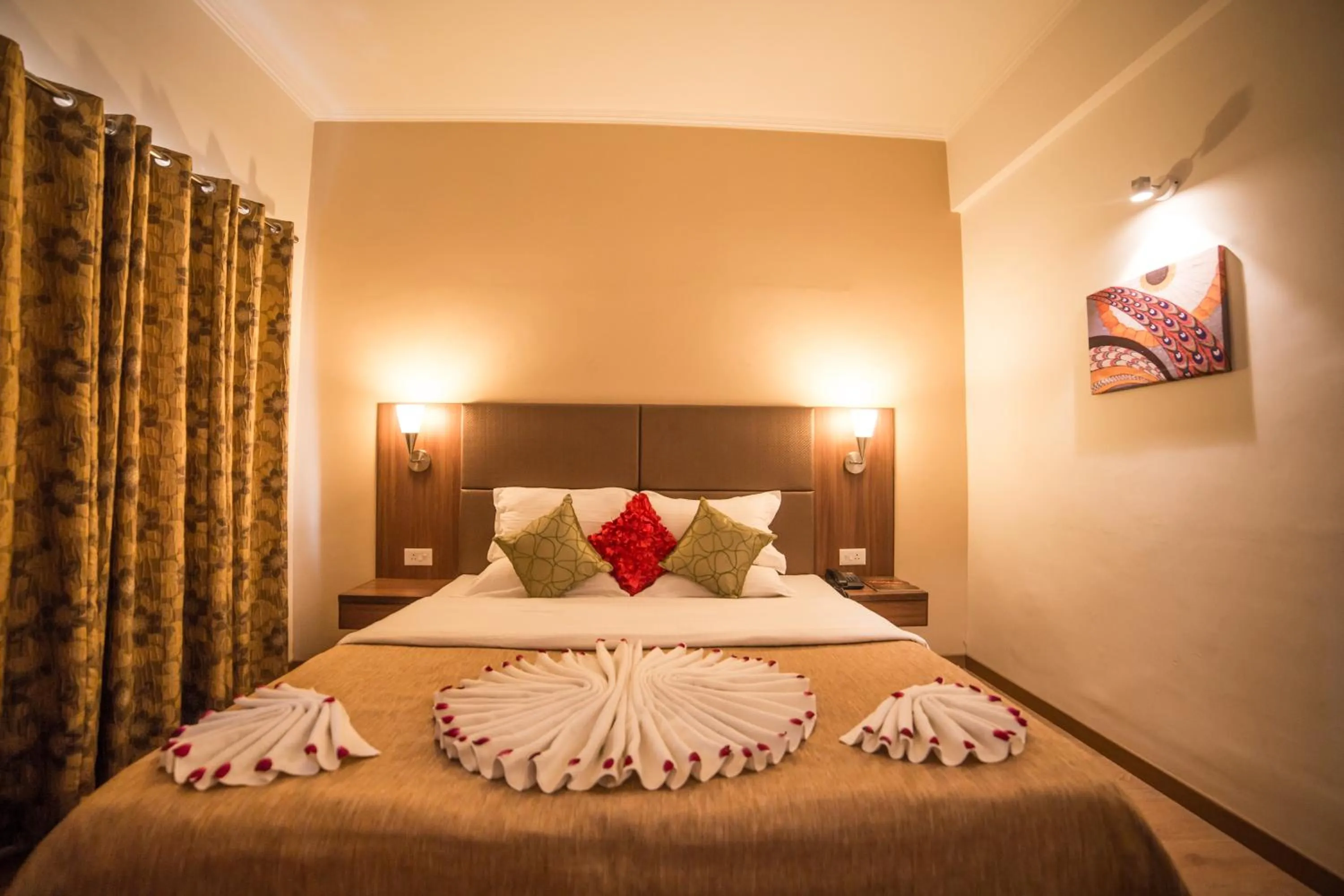 Bed in Diamond Hotel