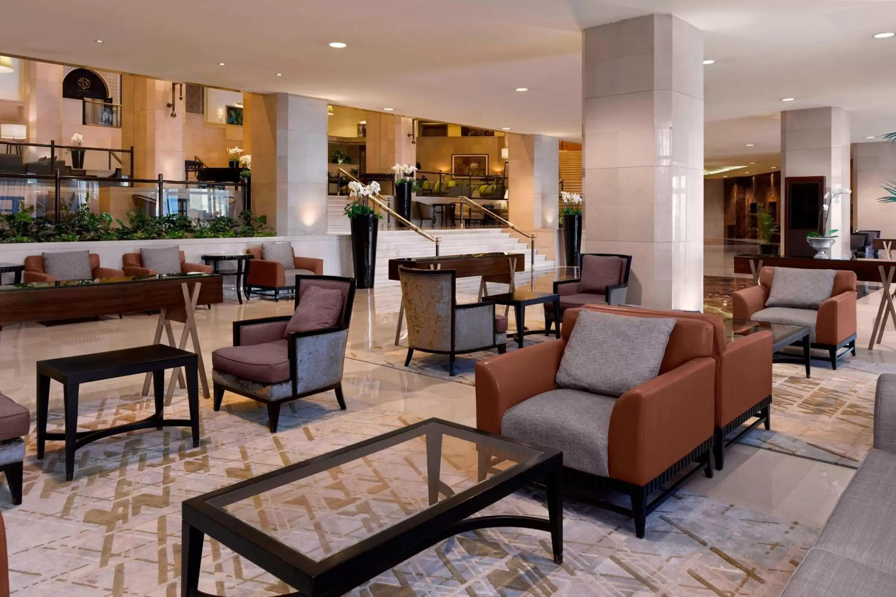 Lobby or reception, Restaurant/Places to Eat in Sheraton Amman Al Nabil Hotel