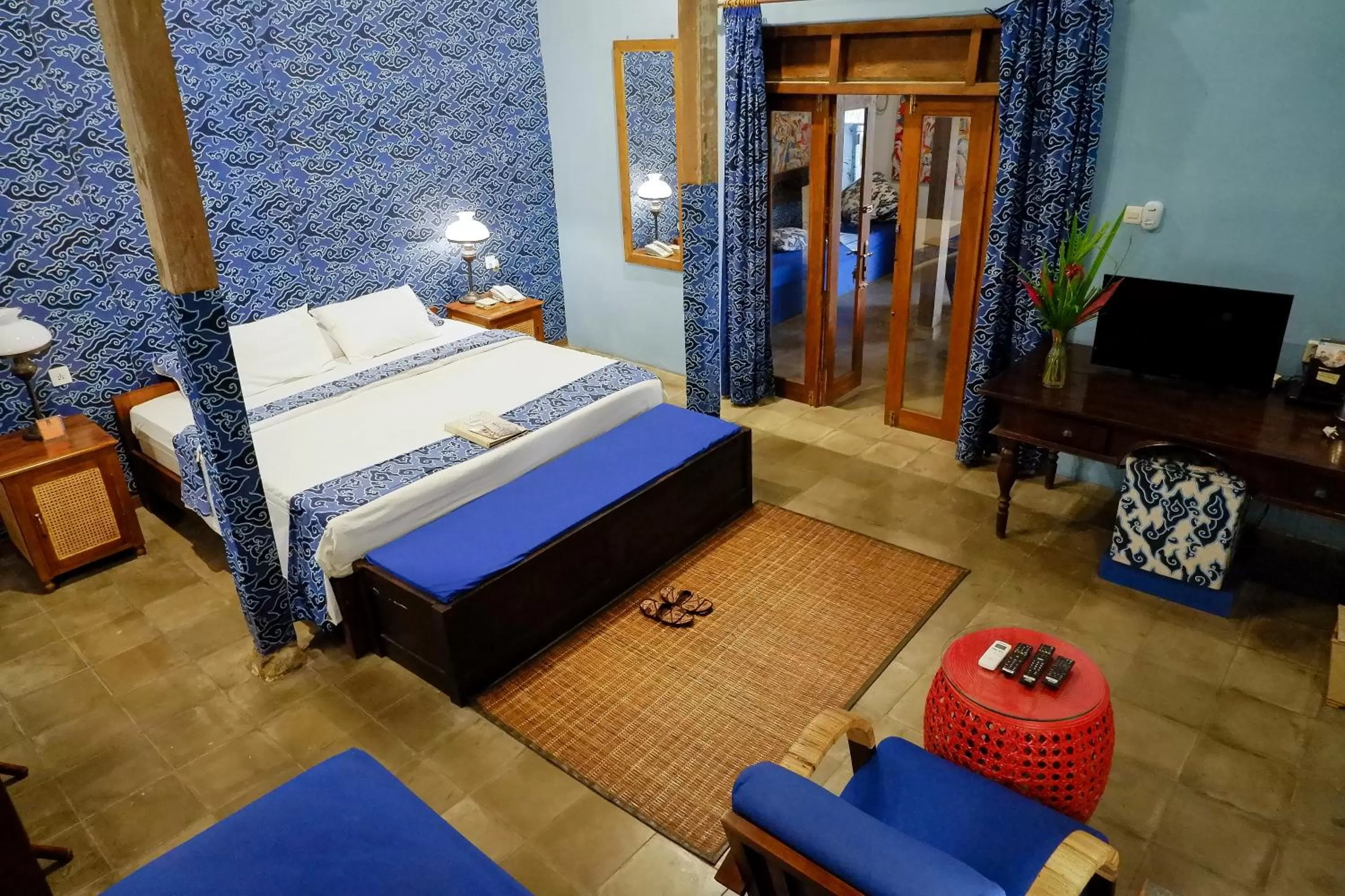 Bedroom, Bed in D'omah Yogya Hotel