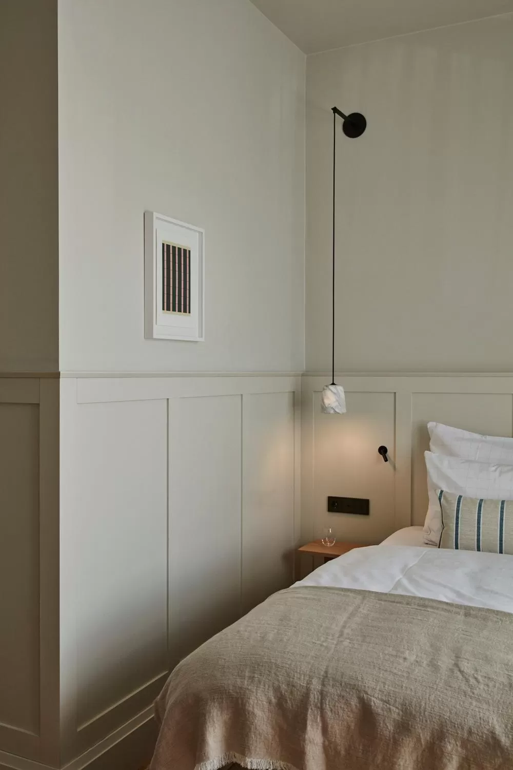 Bed in RUNO Hotel Porvoo