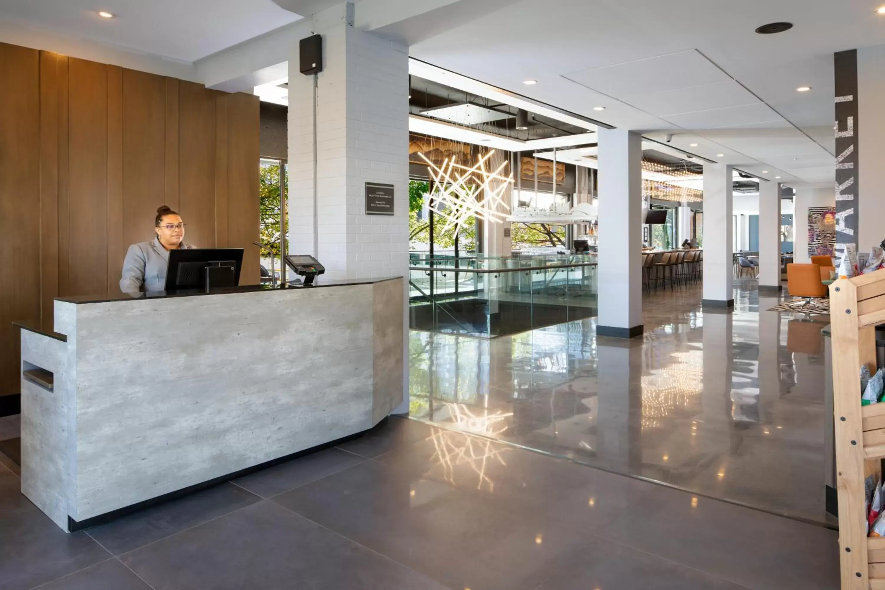 Property building, Lobby/Reception in Hotel Indigo Chattanooga - Downtown, an IHG Hotel