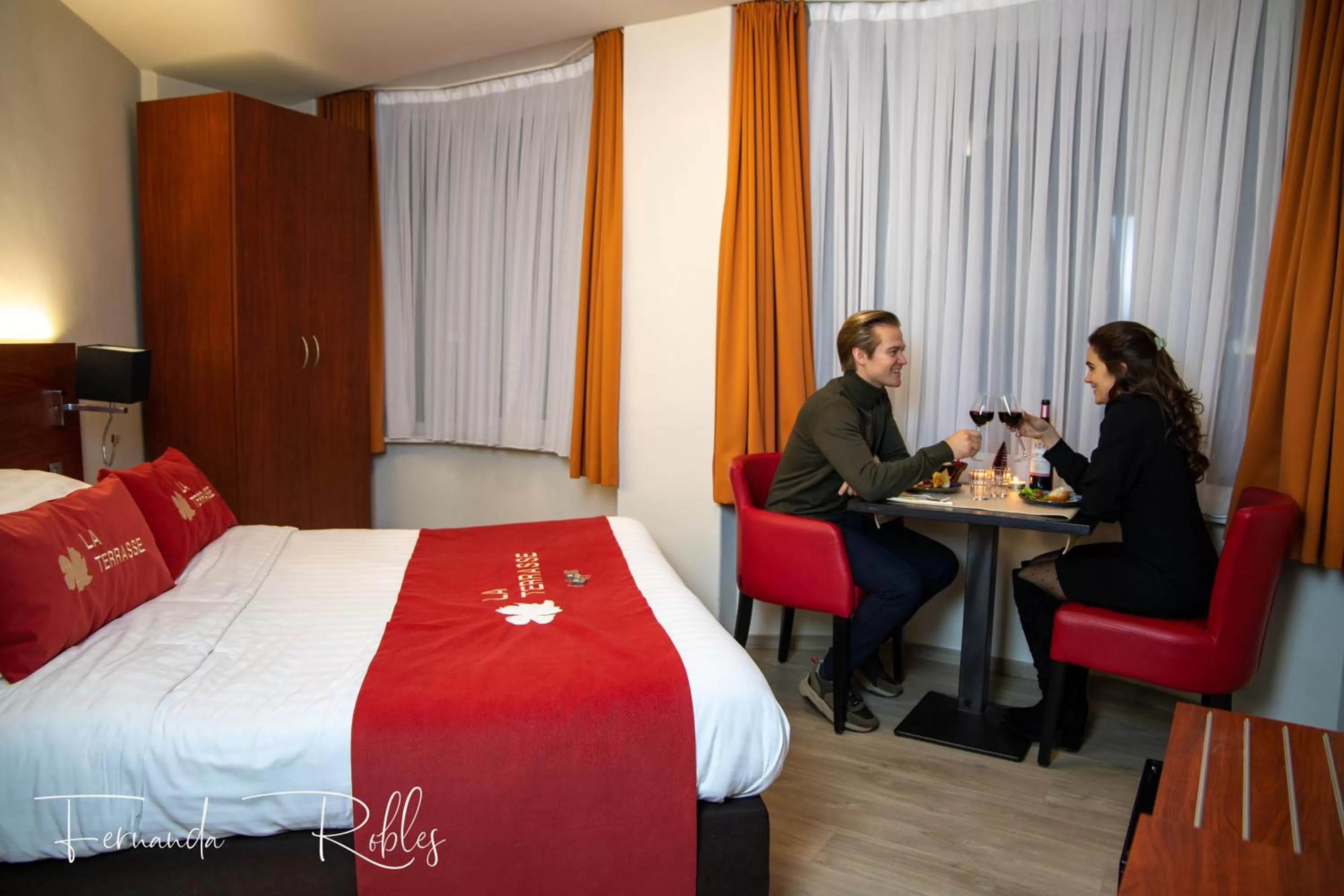 Bed in Hotel La Terrasse