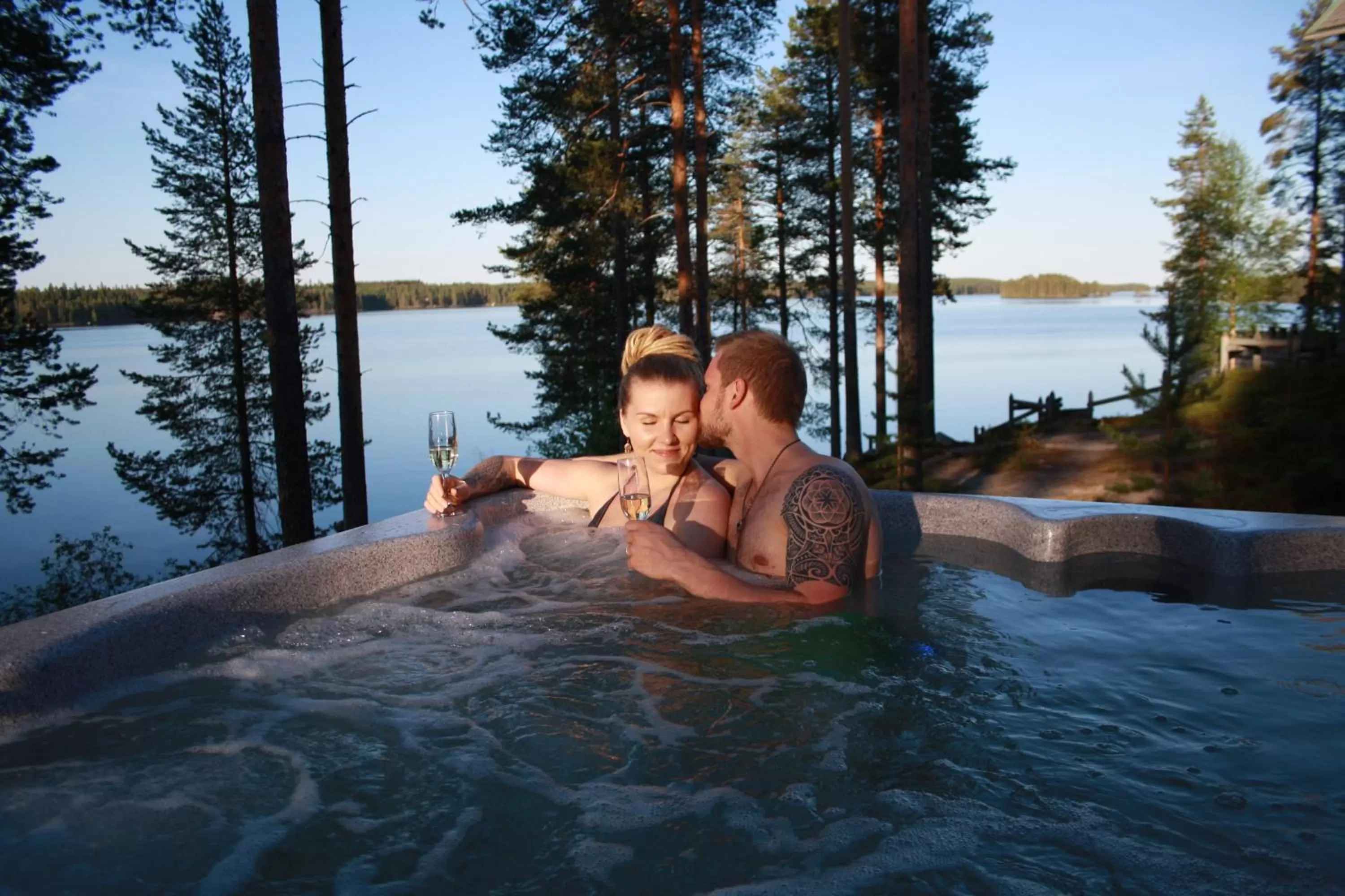 Hot Tub in Hotel Kalevala