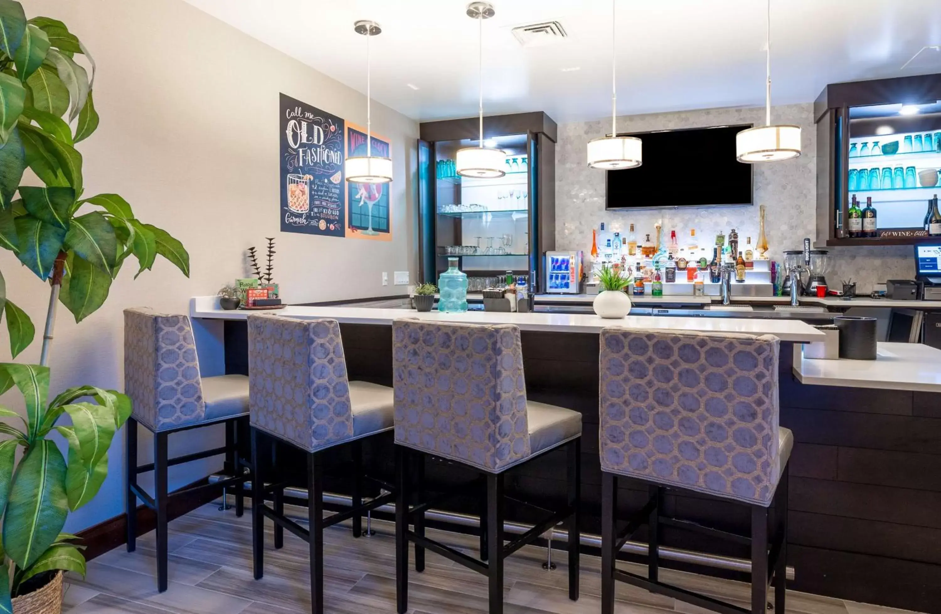 Lounge or bar, Lounge/Bar in Homewood Suites by Hilton Lawrenceville Duluth