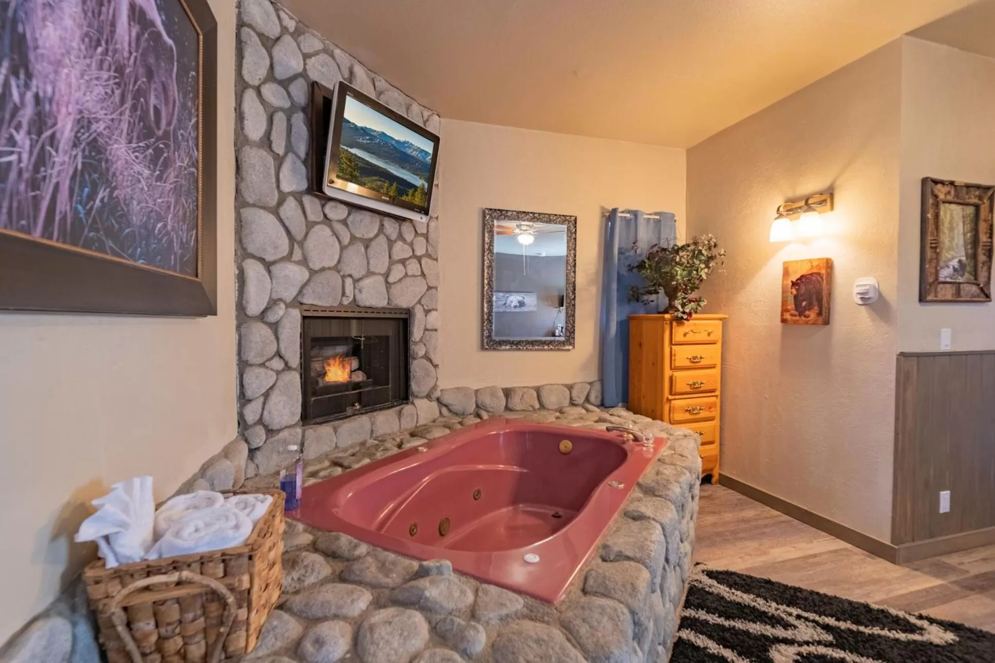 Bath in Black Forest Lodge