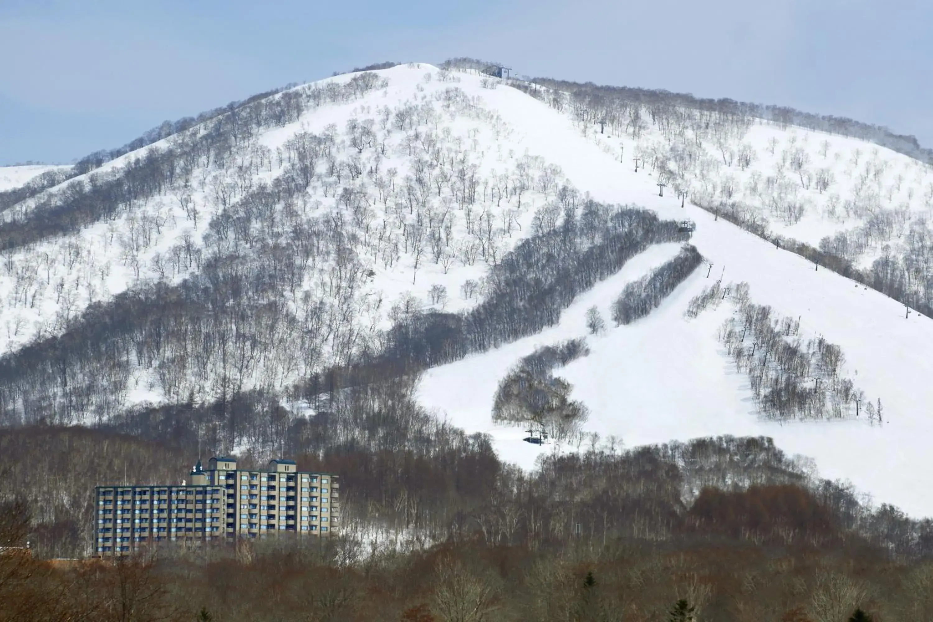 Bird's eye view, Winter in One Niseko Resort Towers