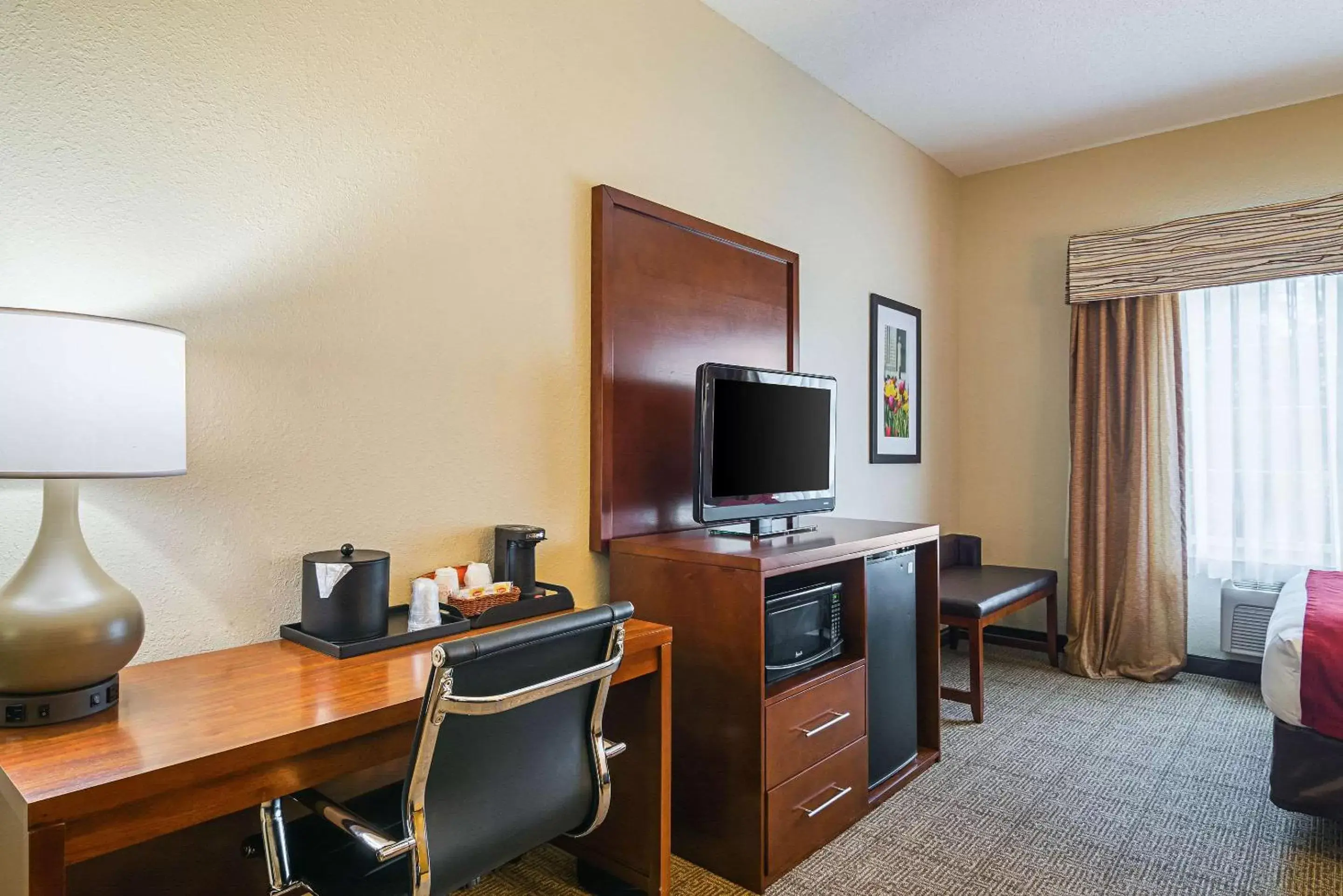 Photo of the whole room, TV/Entertainment Center in Comfort Suites Grayslake near Libertyville North