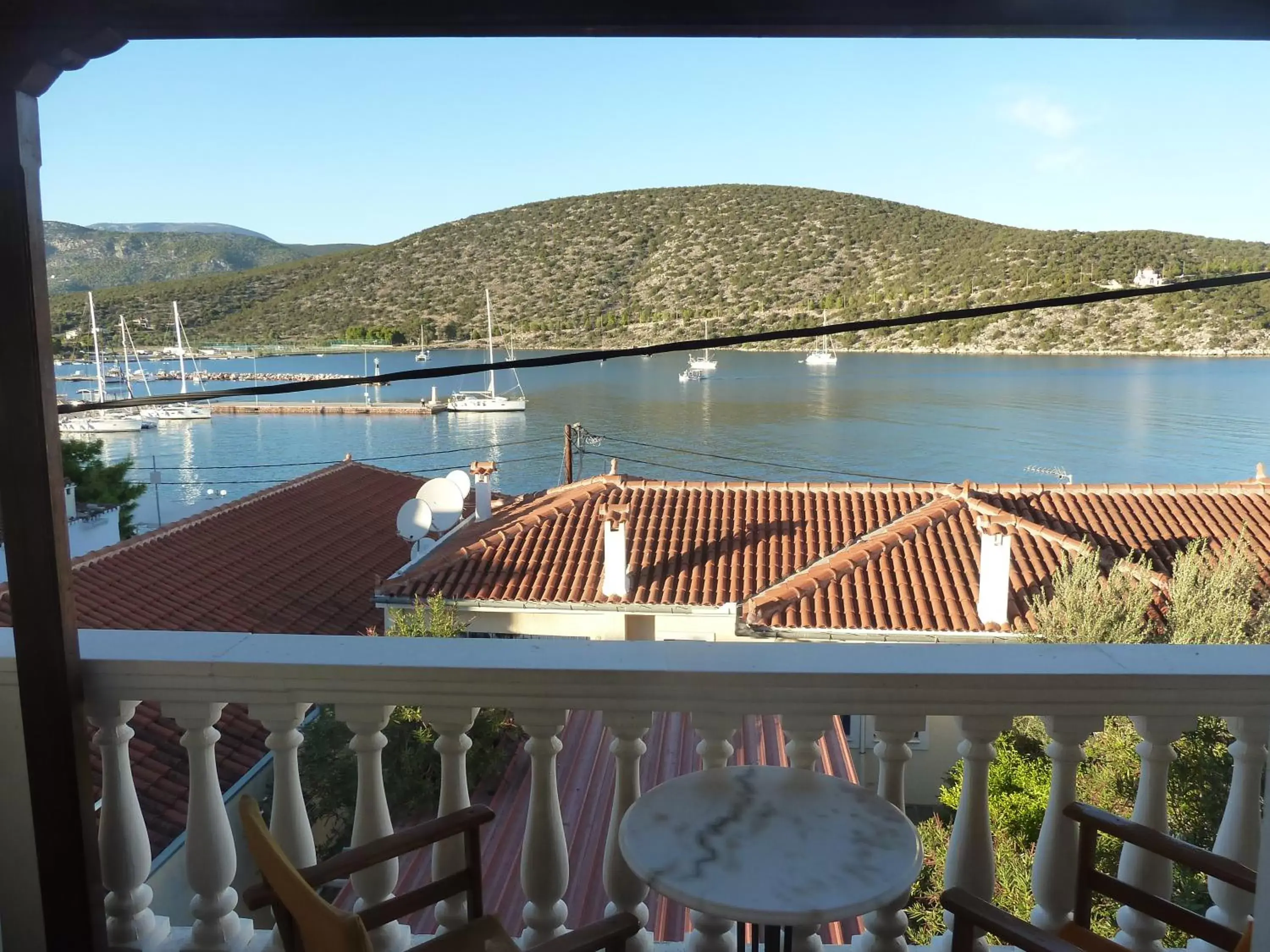 Balcony/Terrace in Zoe Pension