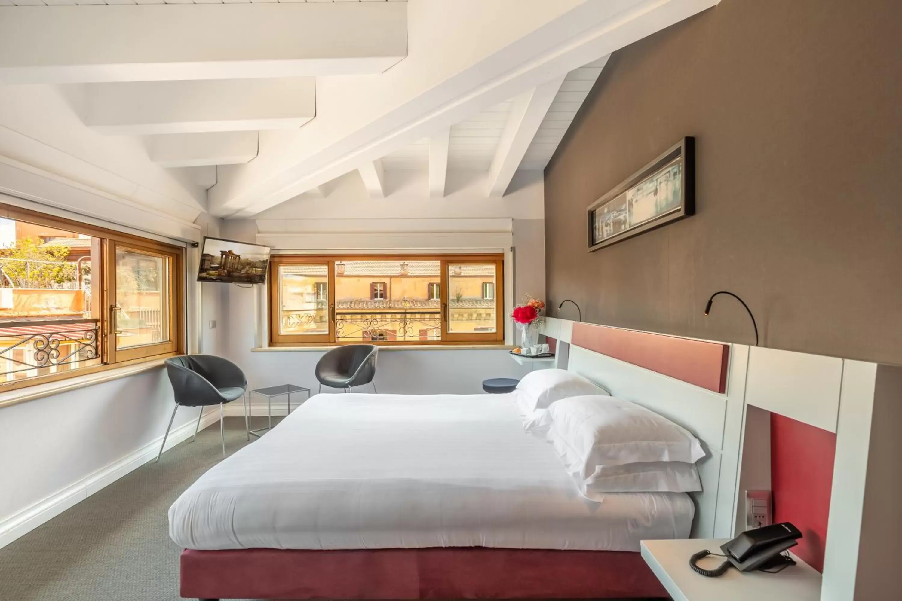 Bed in Hotel La Rovere