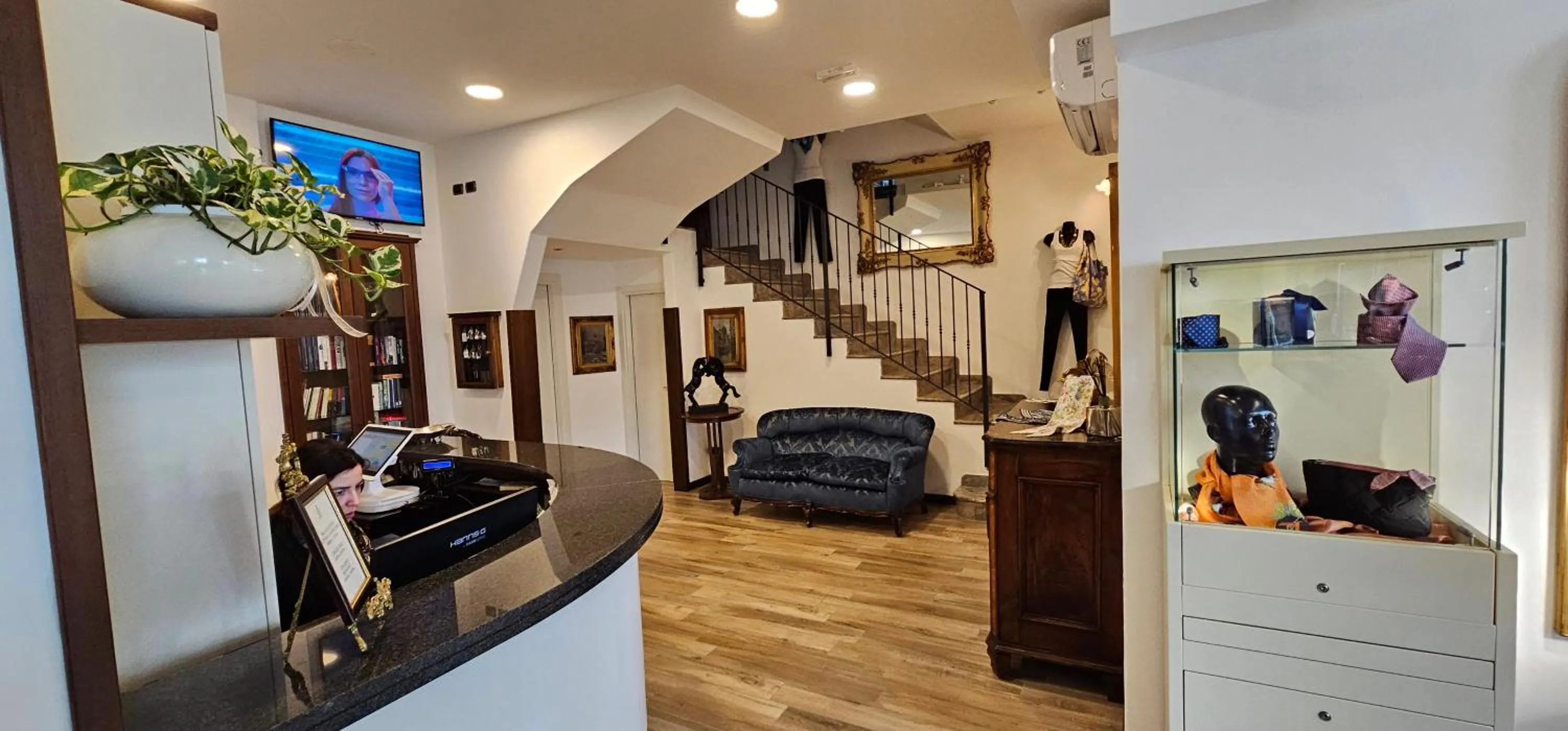 Lobby or reception in Hotel Meridiana