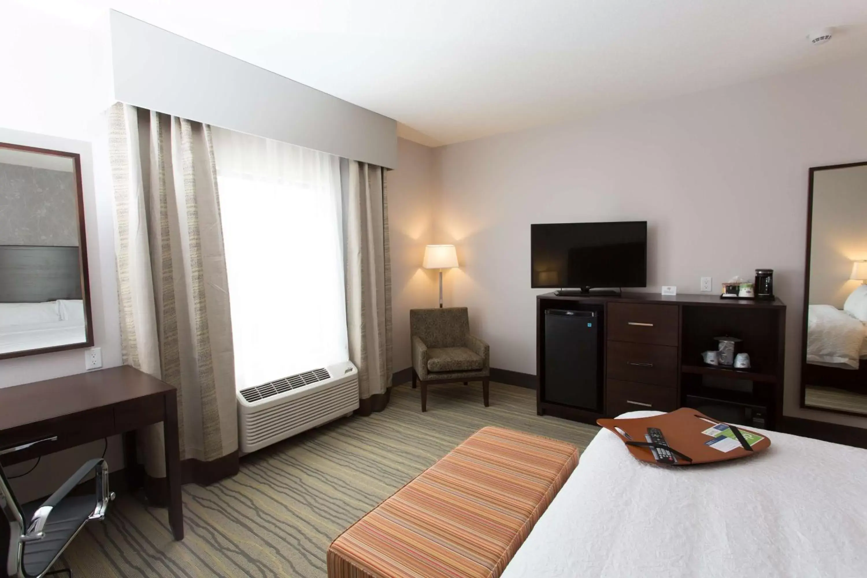 Bed in Hampton Inn by Hilton Lloydminster