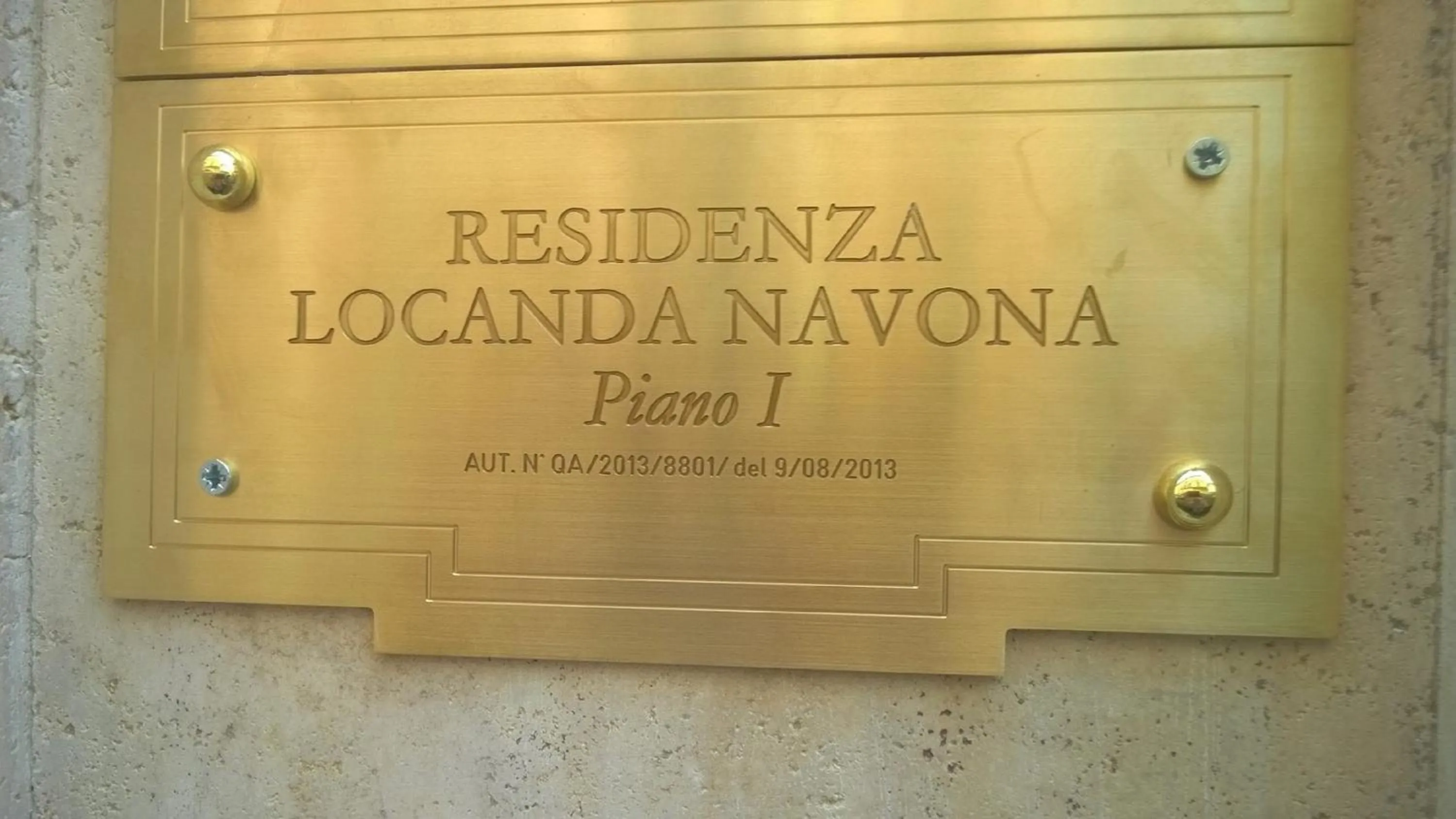 Facade/entrance in Locanda Navona