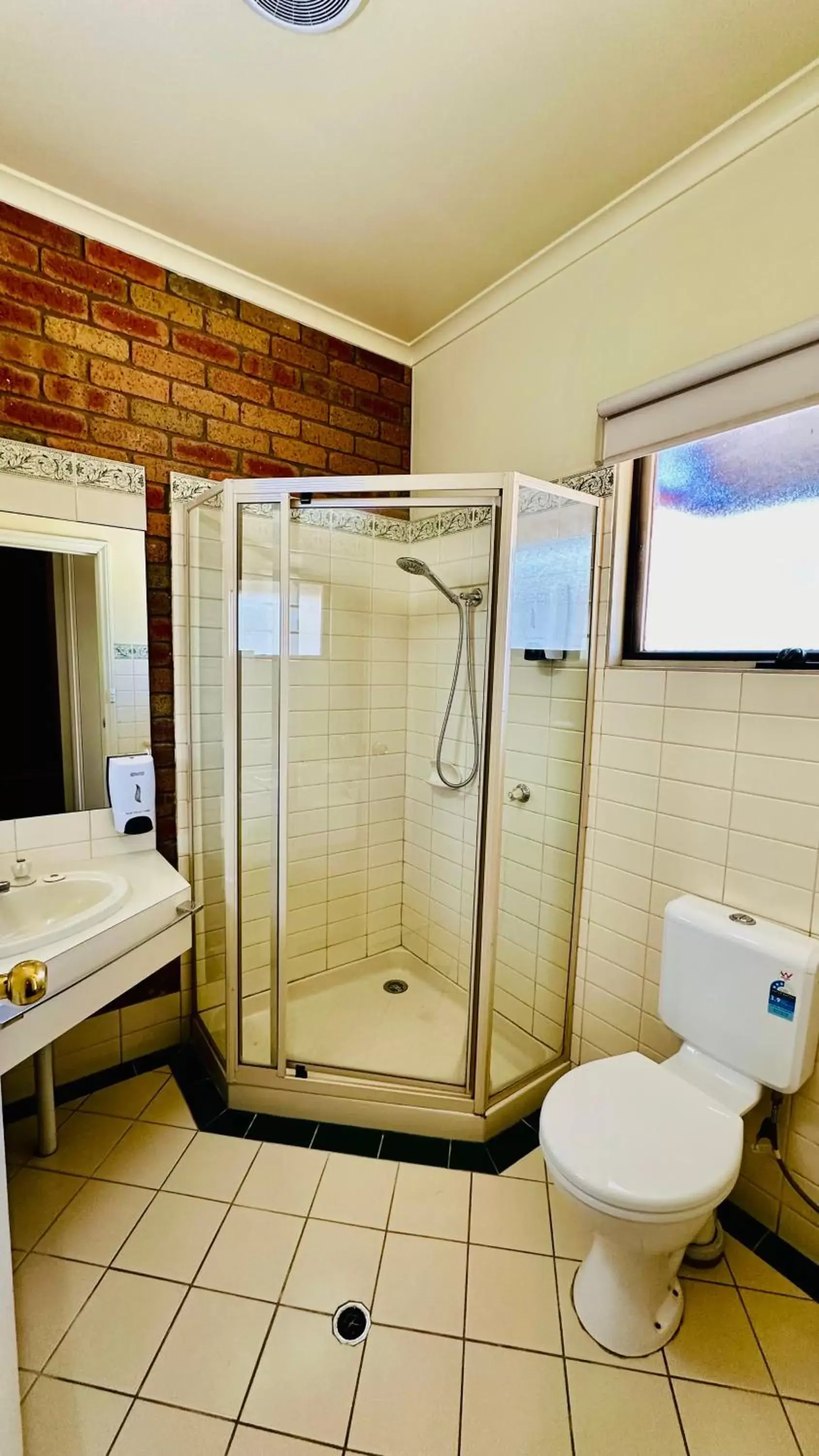 Bathroom in Early Australian Motor Inn