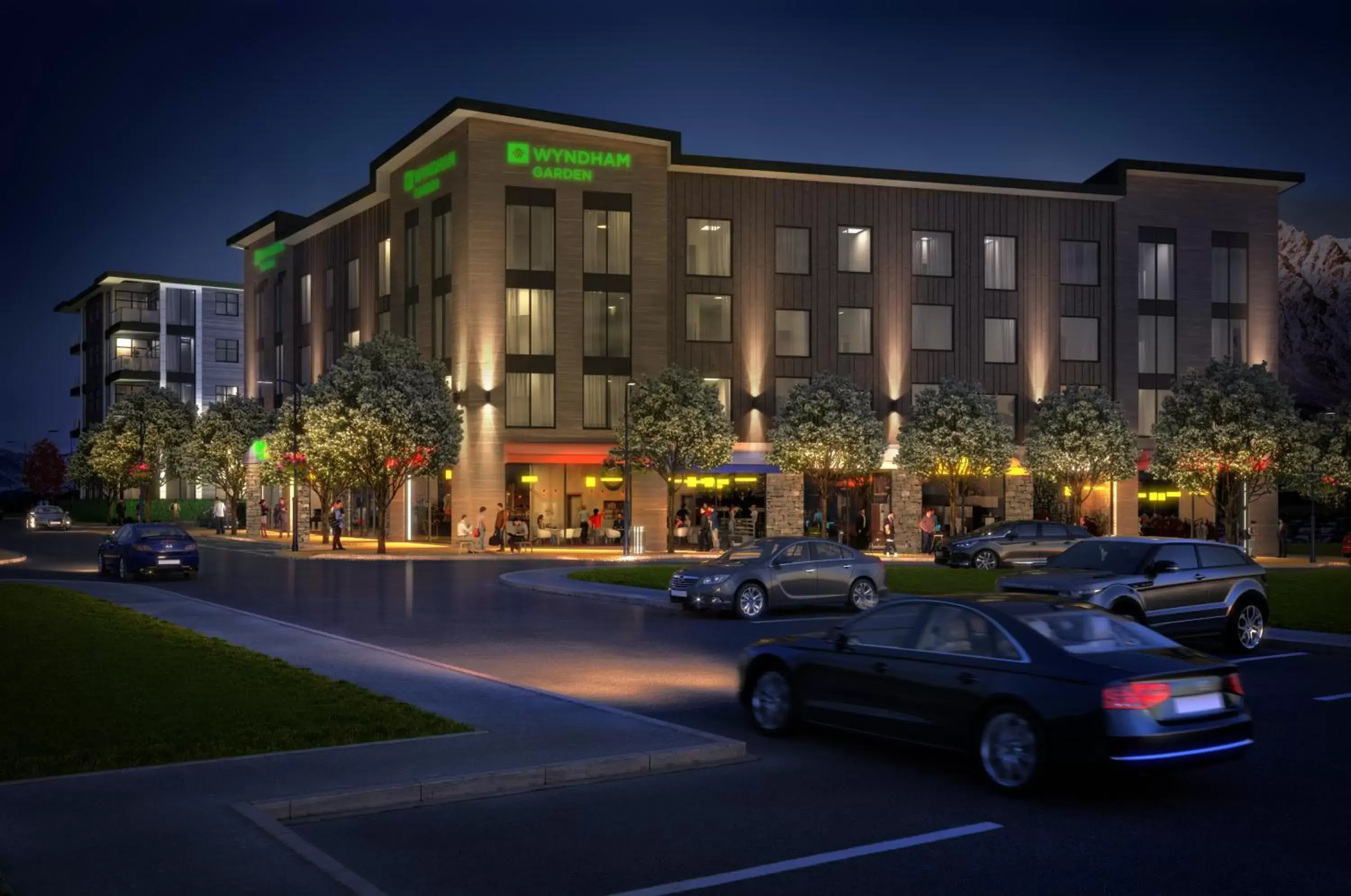 Property building in Wyndham Garden Remarkables Park Queenstown Property building in Wyndham Garden Remarkables Park Queenstown