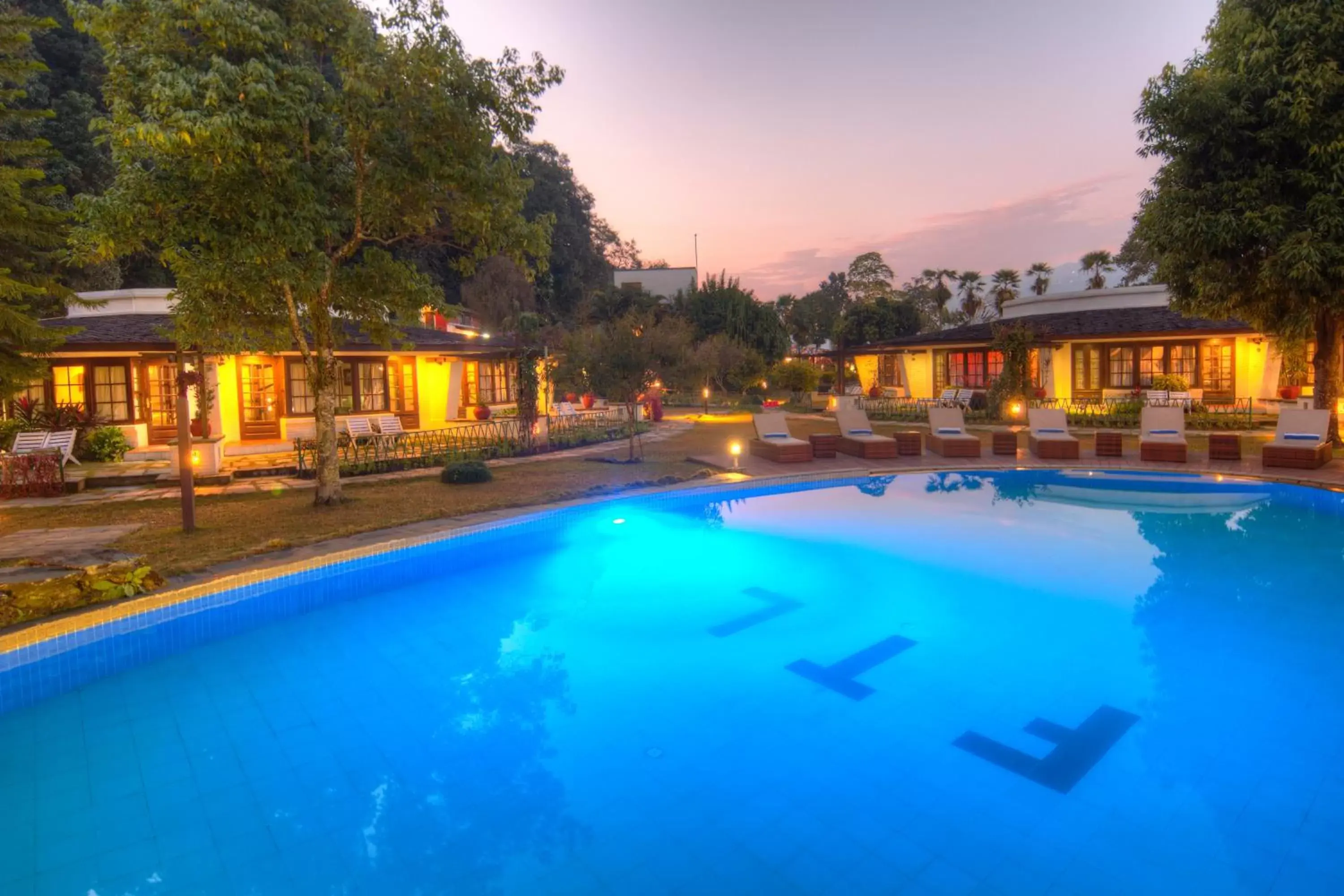 Pool view, Swimming Pool in Fish Tail Lodge