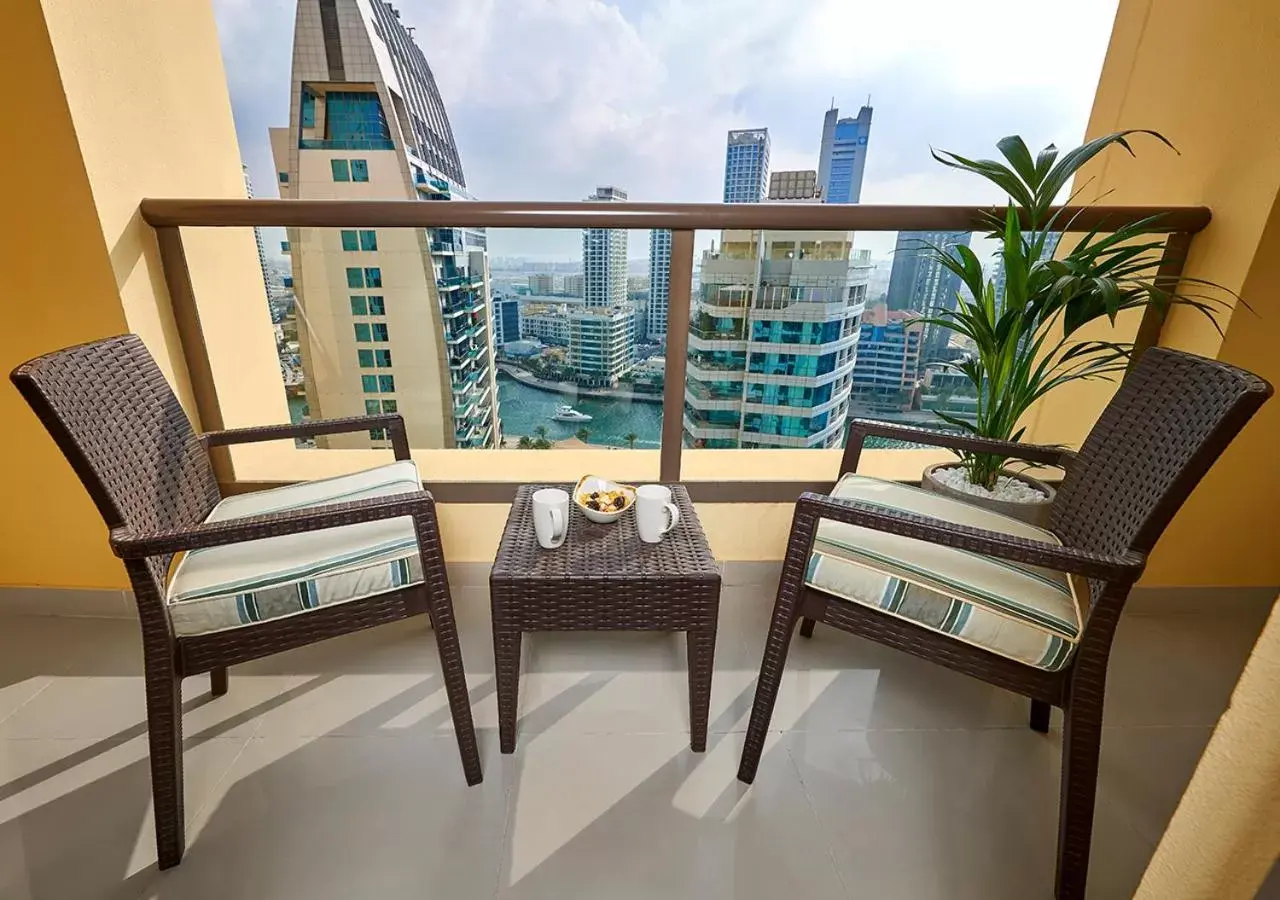 Balcony/Terrace in Ramada Hotel, Suites and Apartments by Wyndham Dubai JBR