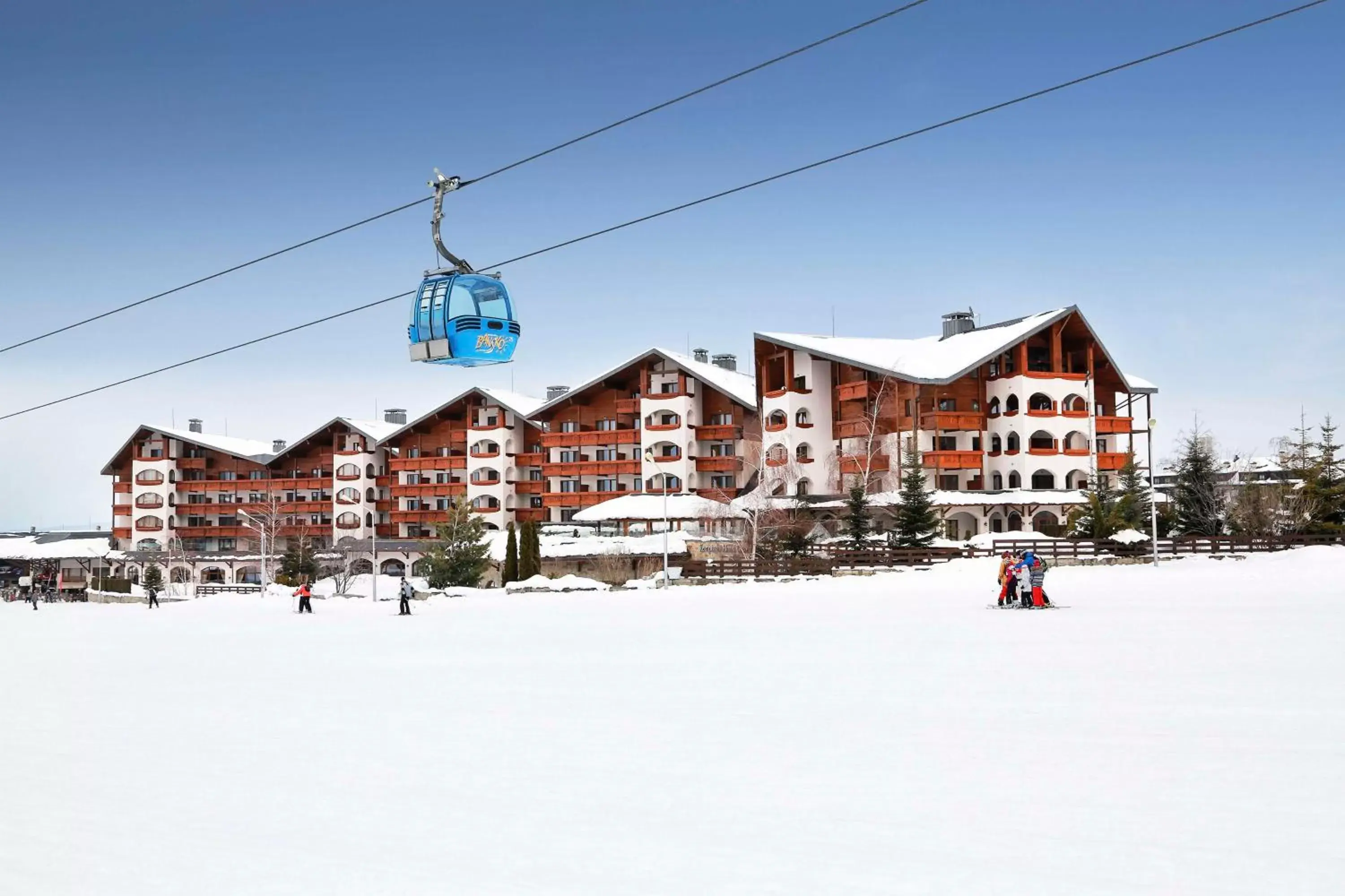 Property building, Winter in Kempinski Hotel Grand Arena Bansko