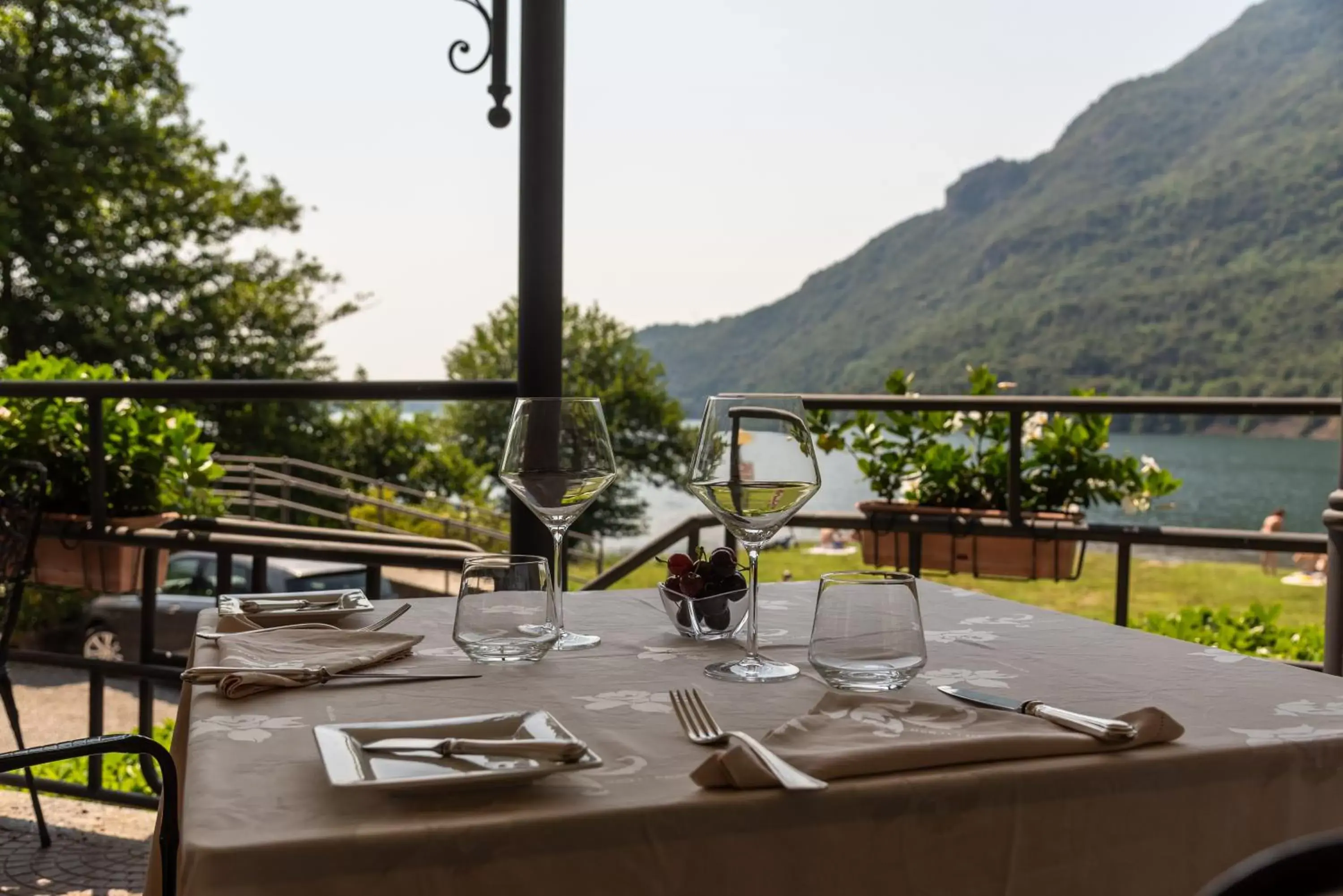 Balcony/Terrace, Restaurant/Places to Eat in Hotel Ristorante La Quartina