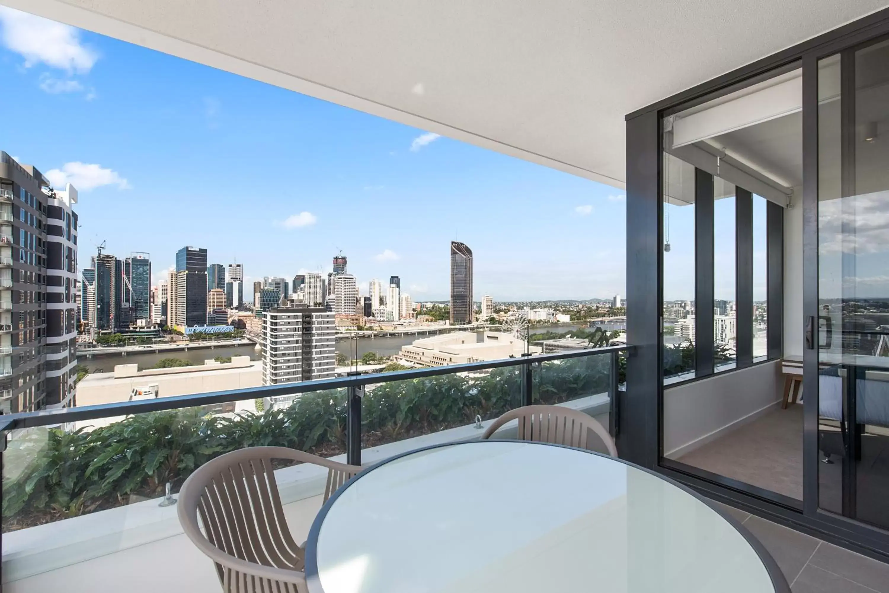 City view, Balcony/Terrace in Ivy and Eve Apartments by CLLIX