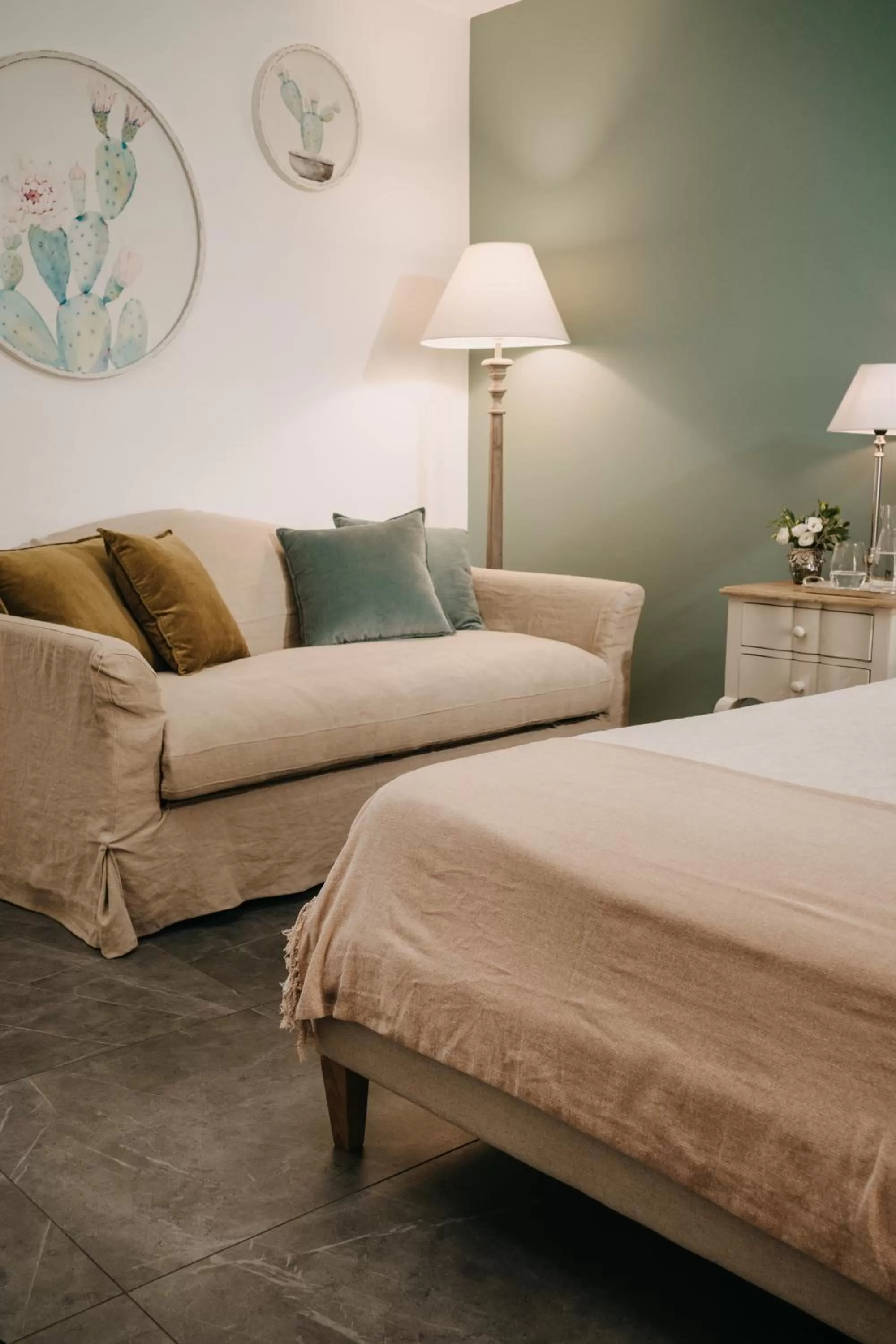 Bed in Palazzo Natoli Boutique Hotel