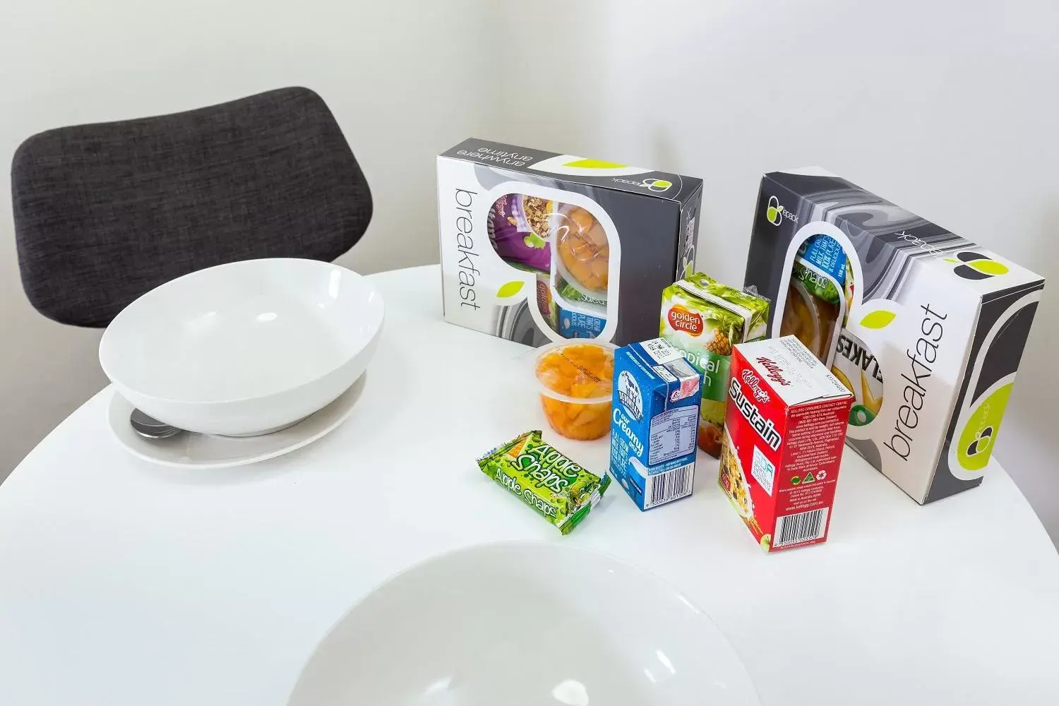 Continental breakfast in City Edge North Melbourne Apartment Hotel