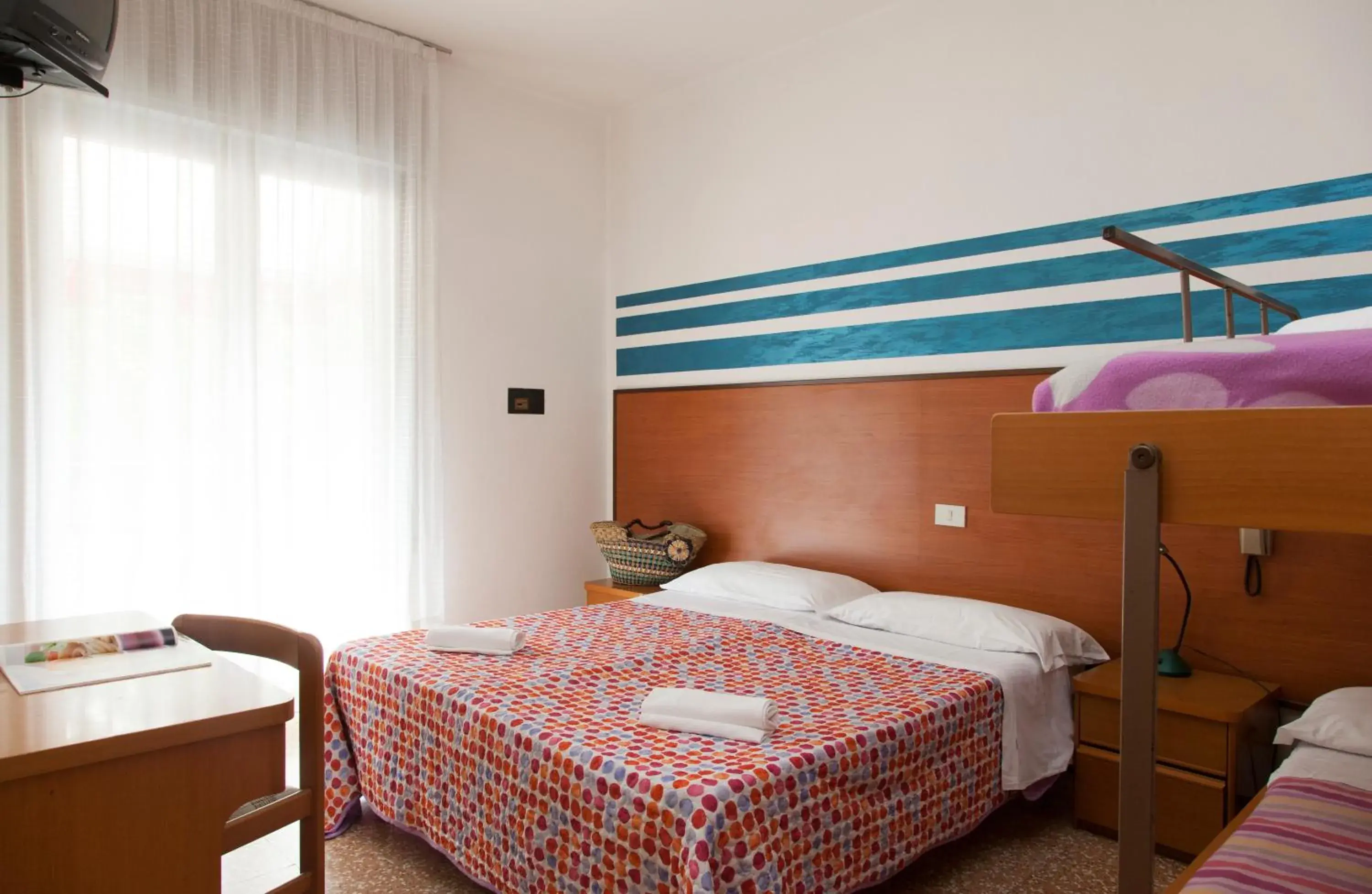 Bed in Hotel Edera