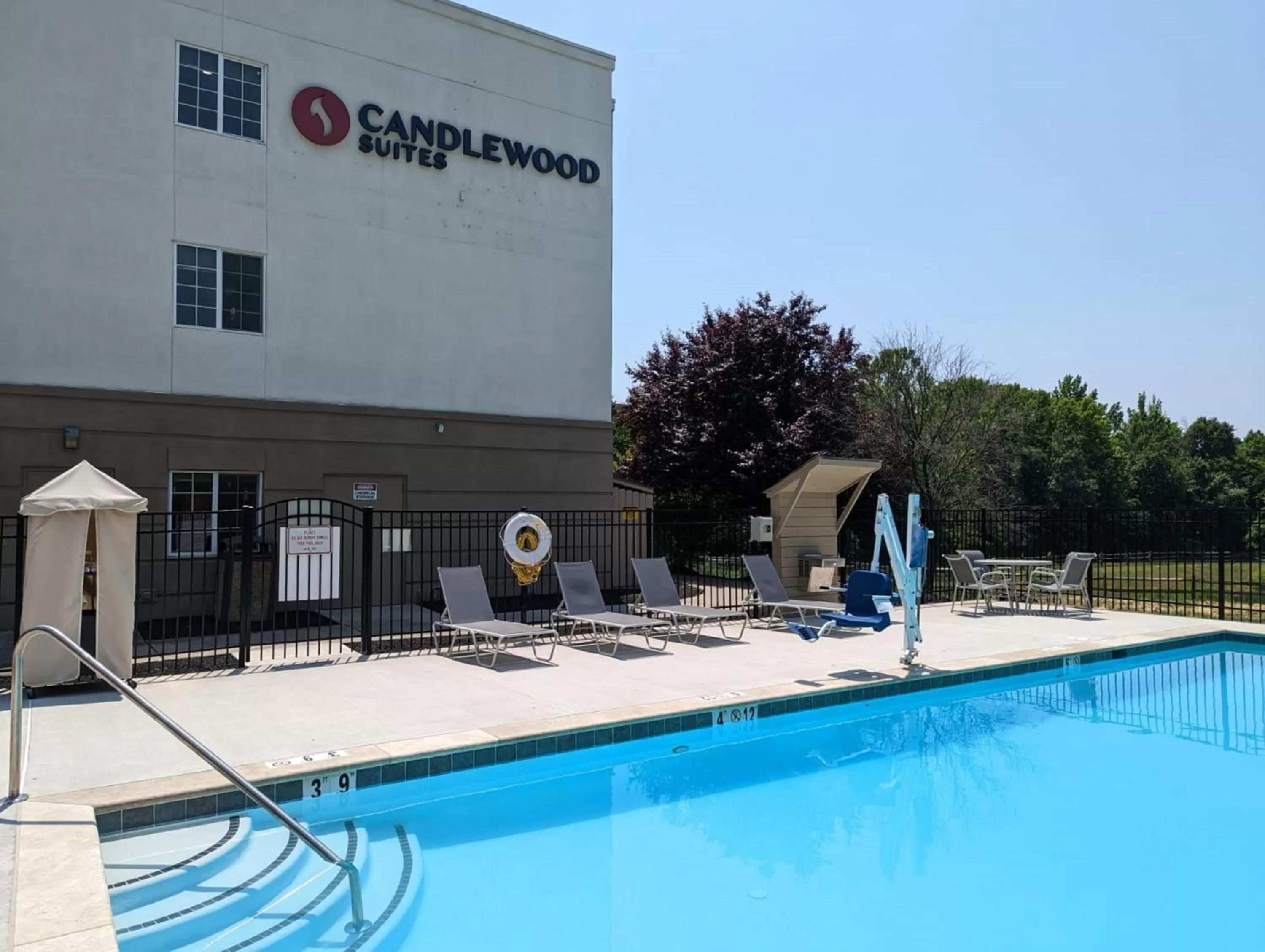 Swimming pool in Candlewood Suites Aberdeen-Bel Air by IHG