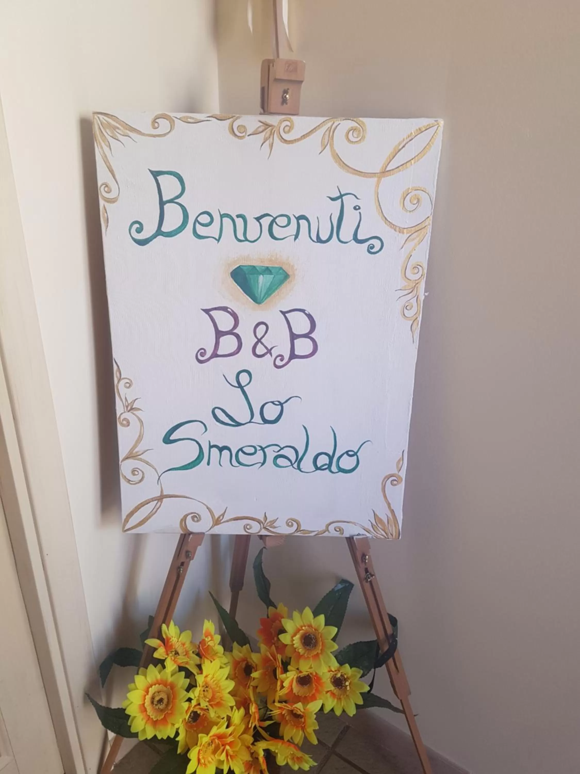 Decorative detail in B&B Lo Smeraldo